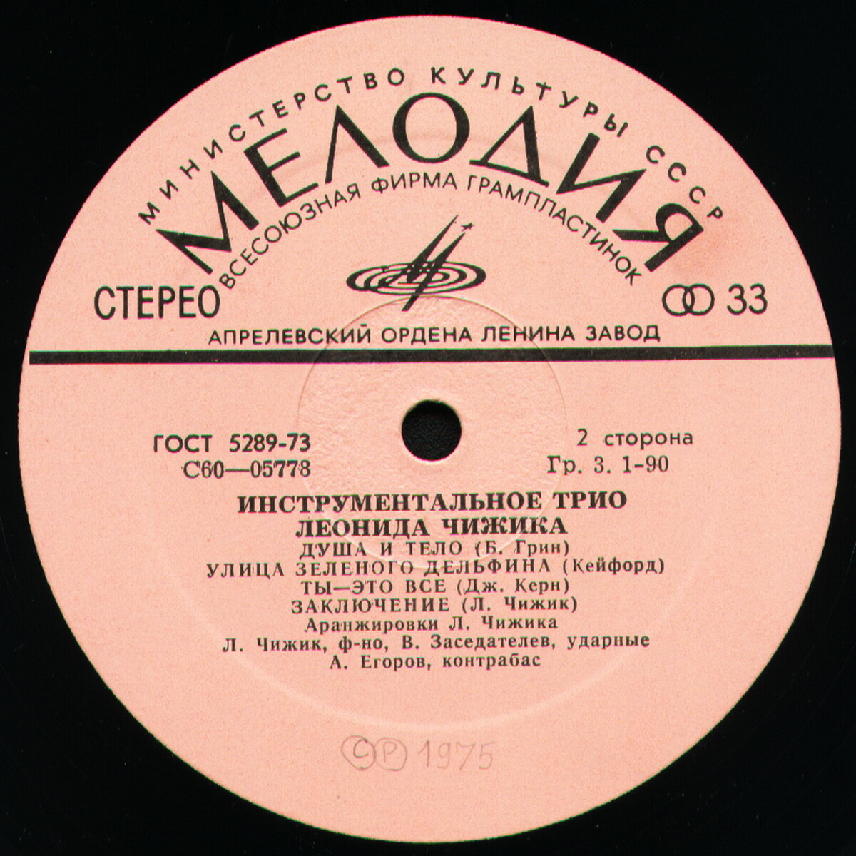 Инструментальное трио Леонида Чижика