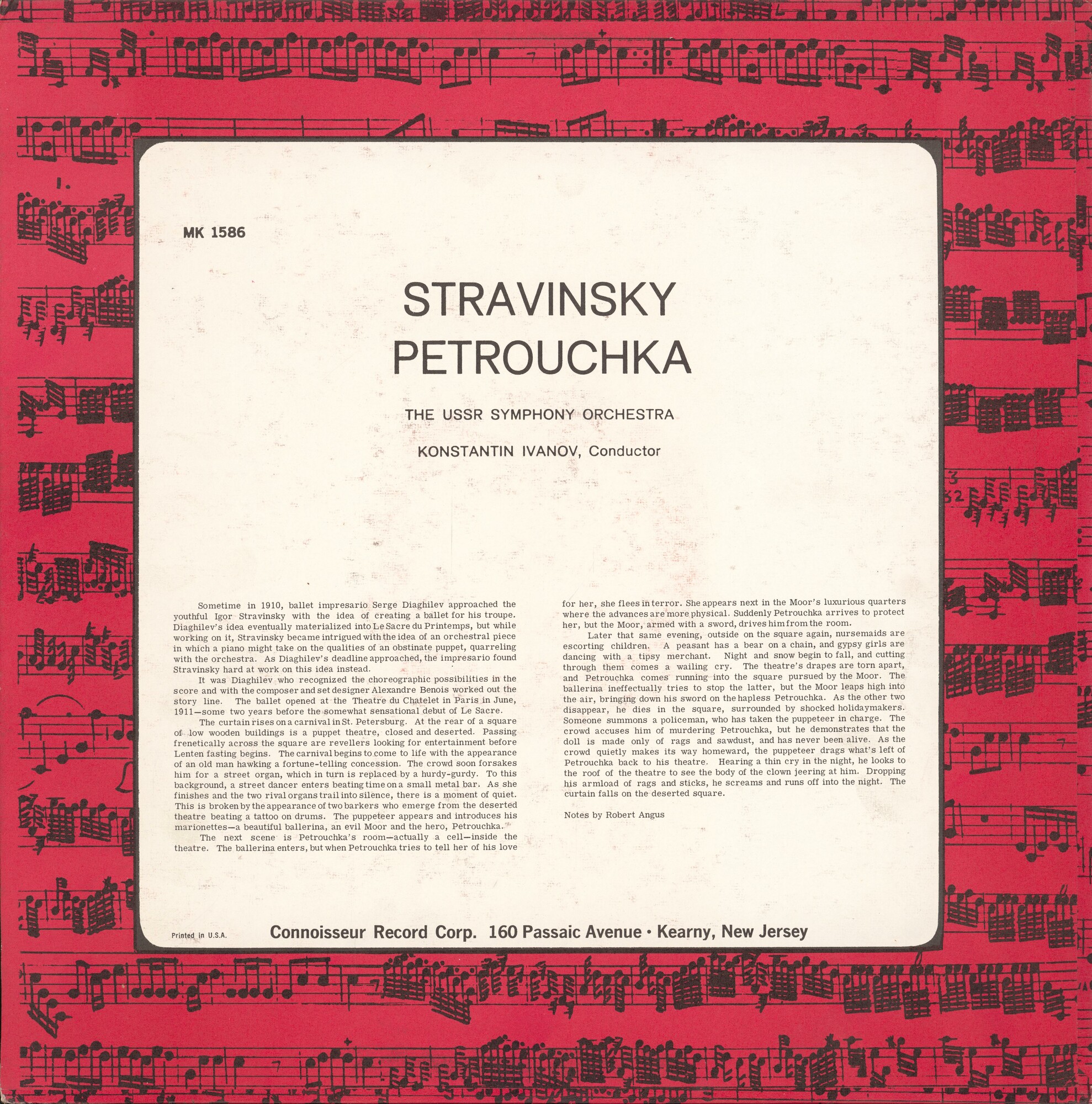 И. СТРАВИНСКИЙ (1882–1971): «Петрушка», потешные сцены в 4-х картинах (К. Иванов)