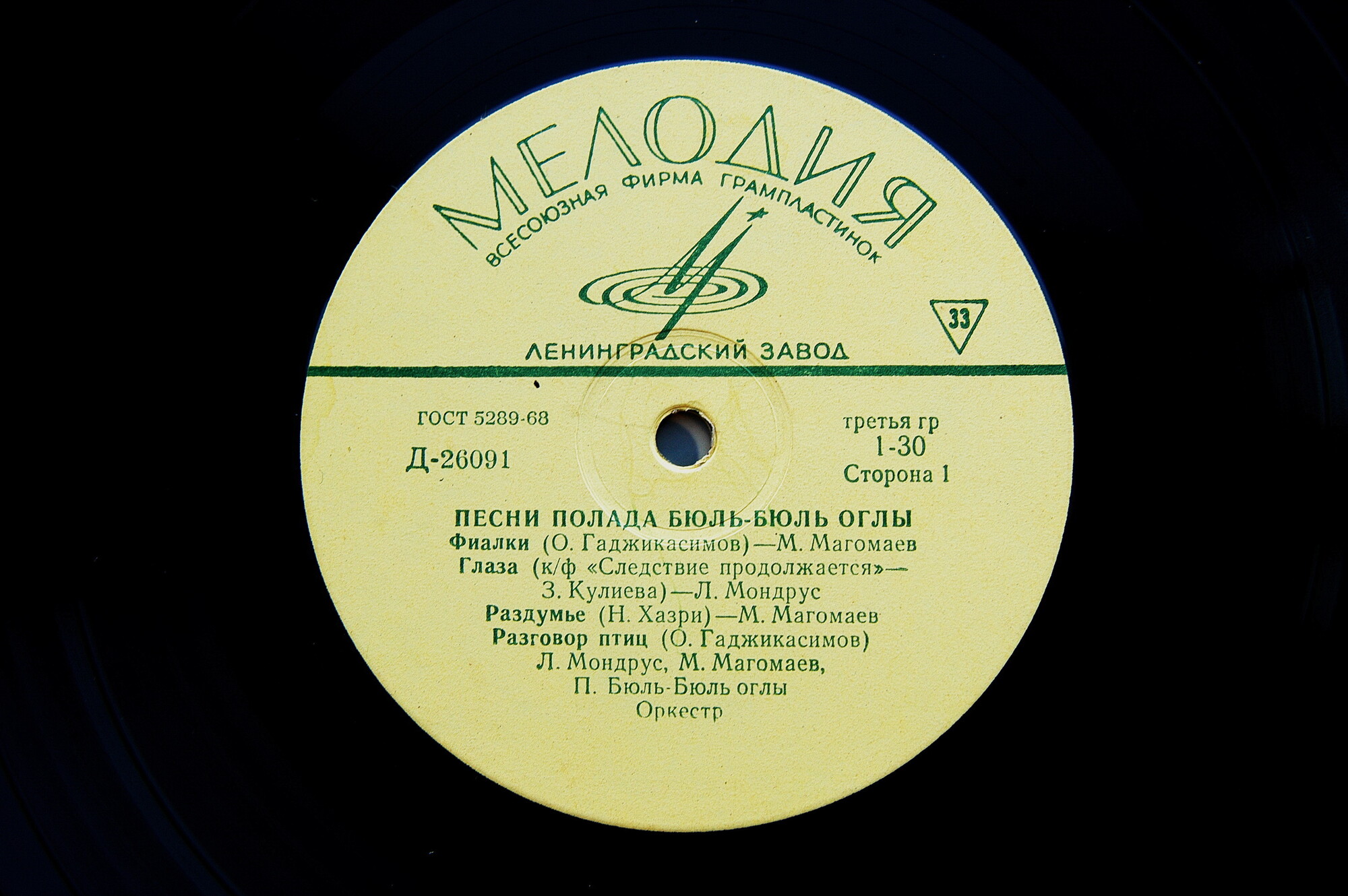 Песни Полада Бюль-Бюль-оглы