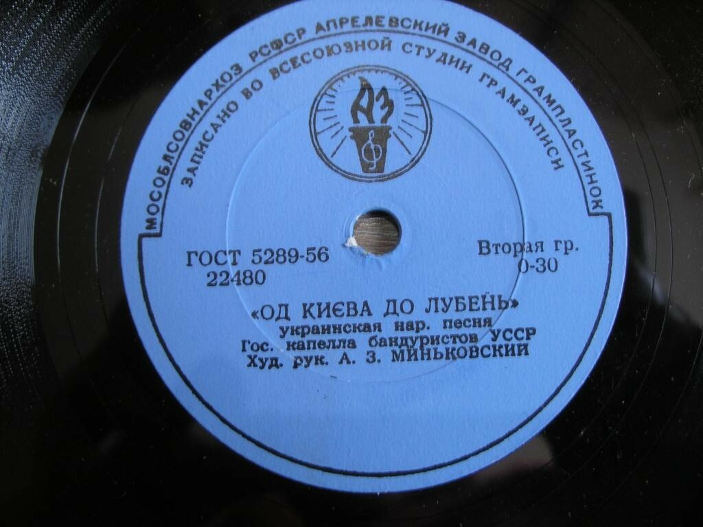 ГОС. КАПЕЛЛА БАНДУРИСТОВ УССР, худ. рук. А. Миньковский
