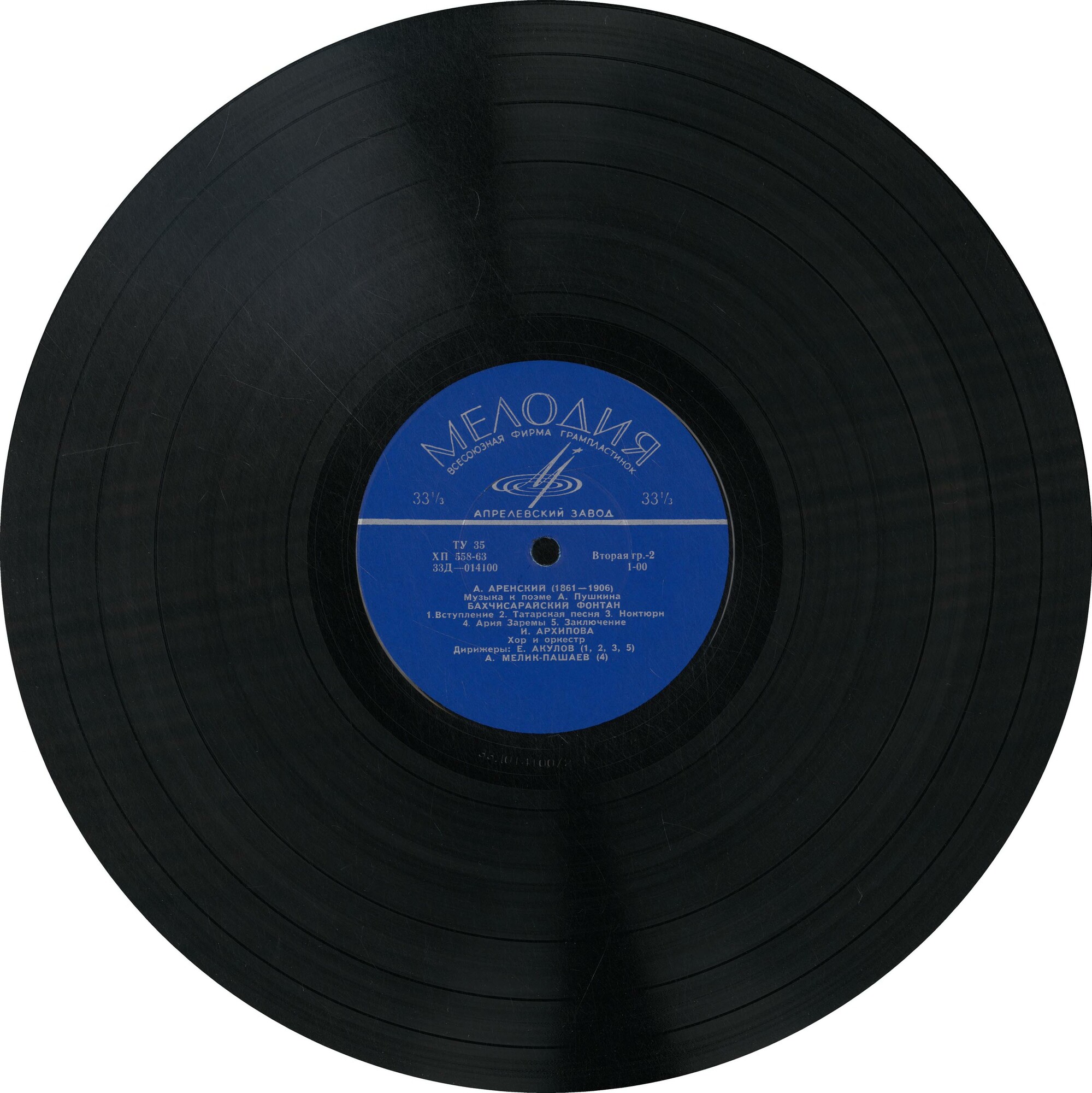 А. АРЕНСКИЙ, П. ЧАЙКОВСКИЙ