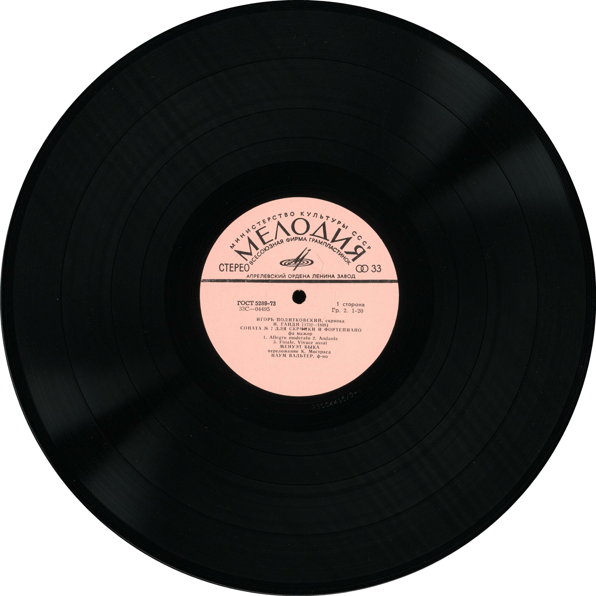 Игорь ПОЛИТКОВСКИЙ, скрипка