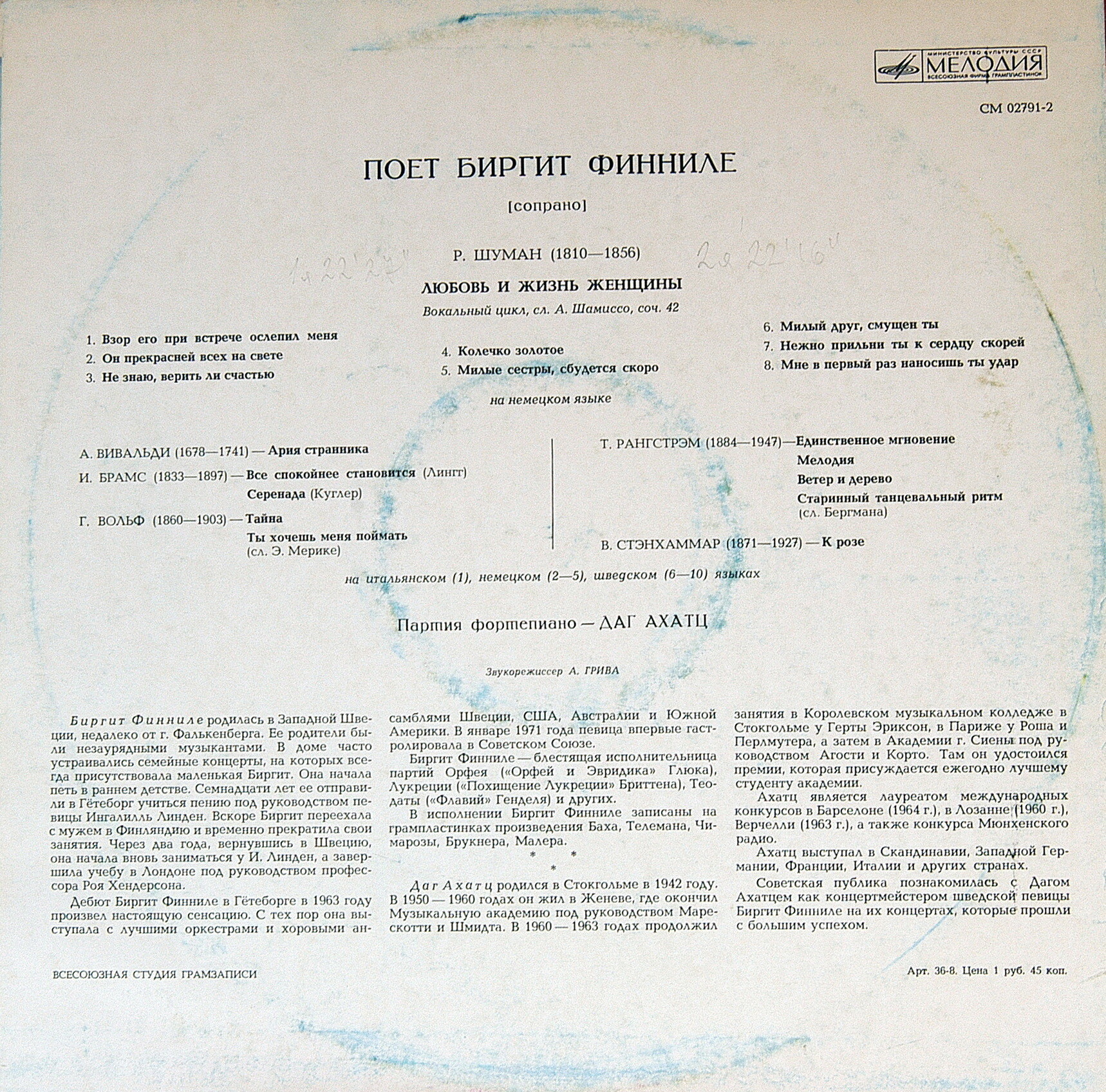 Биргит Финниле, сопрано