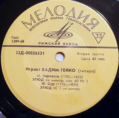 Играет Вадим Гейко (гитара)