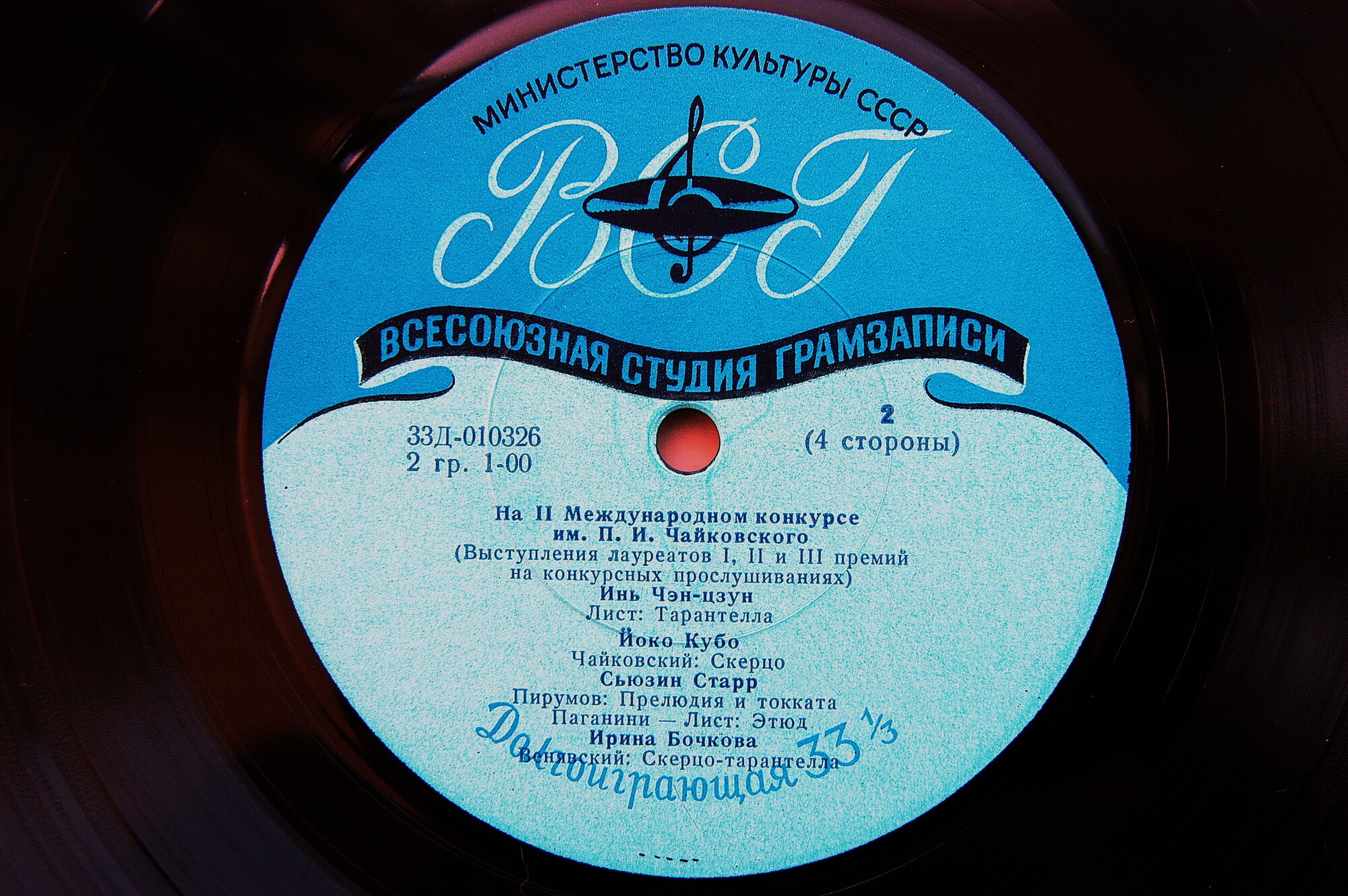 НА ВТОРОМ МЕЖДУНАРОДНОМ КОНКУРСЕ имени П. И. ЧАЙКОВСКОГО