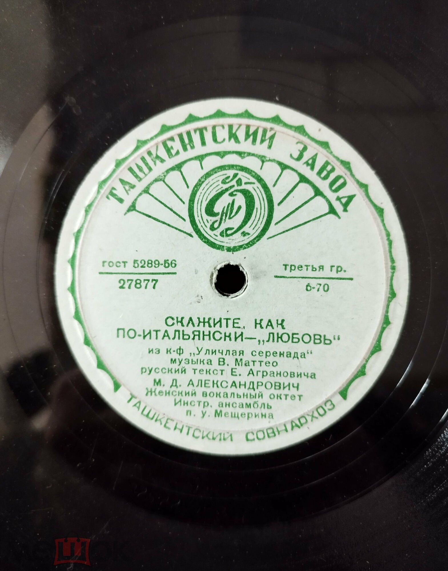 М. Александрович — Уличная серенада / Скажите, как по-итальянски — «Любовь»