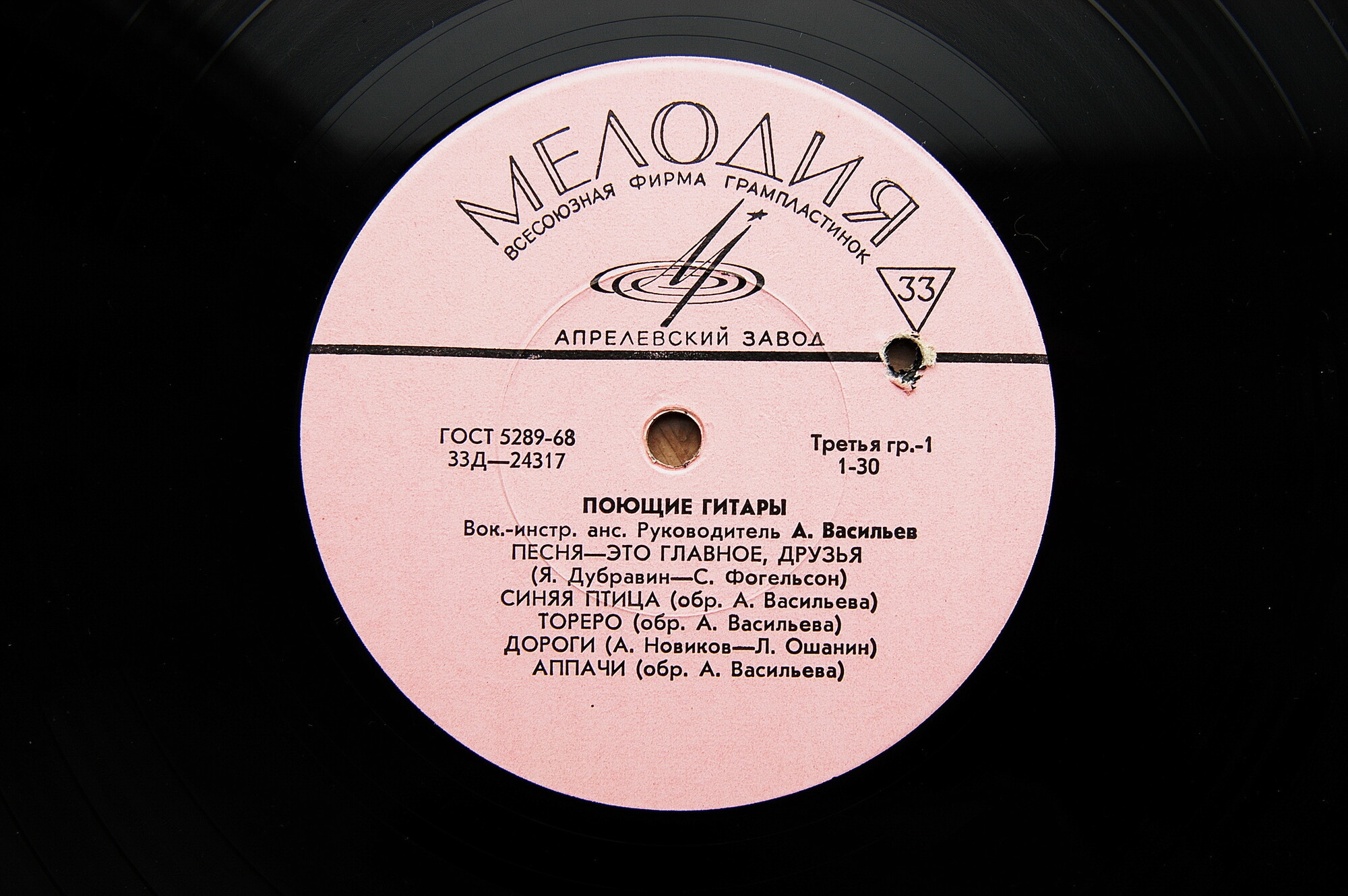 ВИА "Поющие гитары", рук. А. Васильев