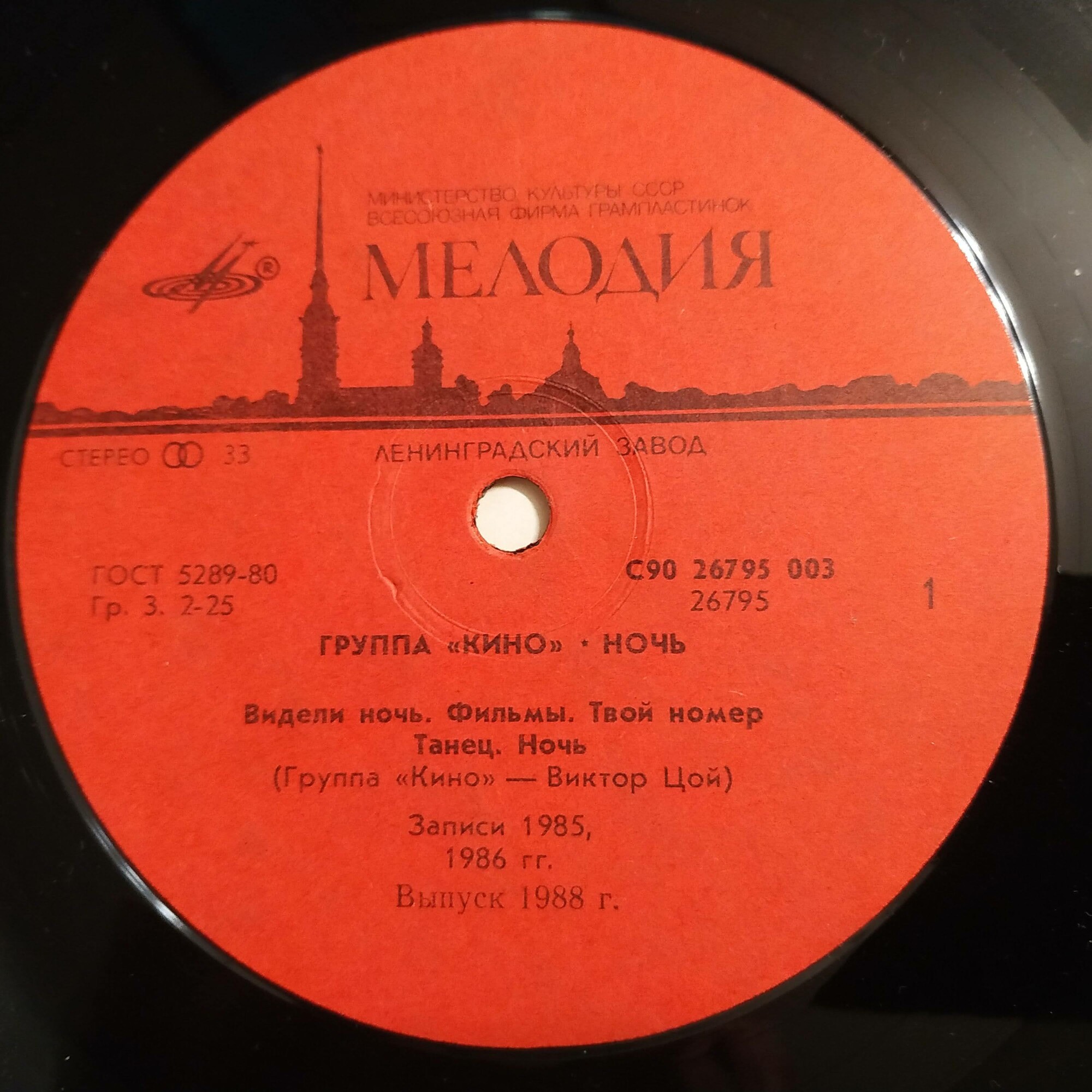 Группа "Кино" — Ночь