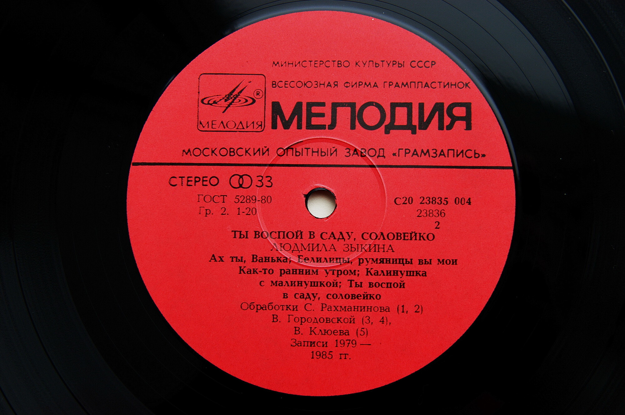 Людмила ЗЫКИНА. «Ты воспой в саду, соловейко»