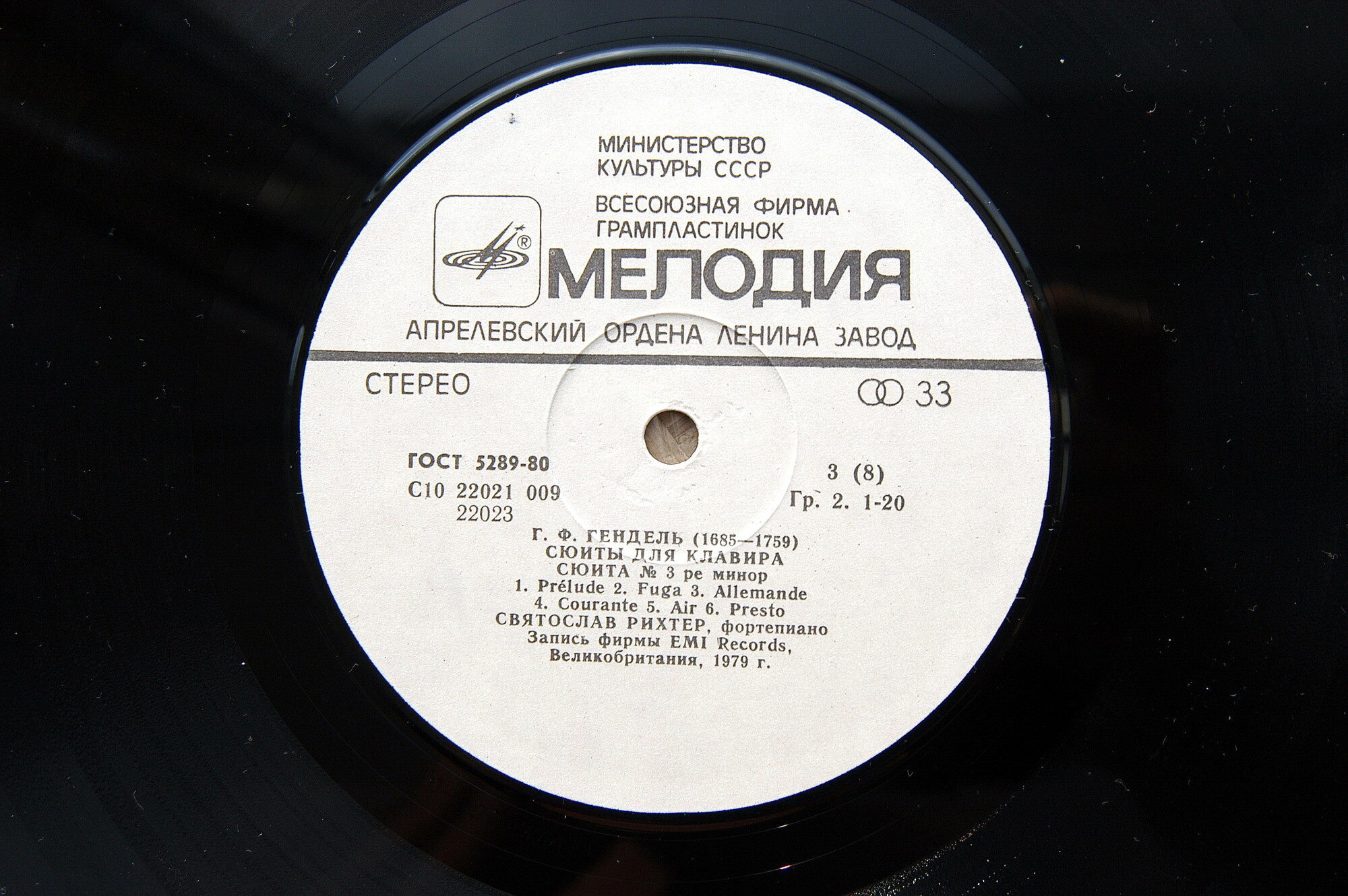 Г. Ф. ГЕНДЕЛЬ. Сюиты для клавира