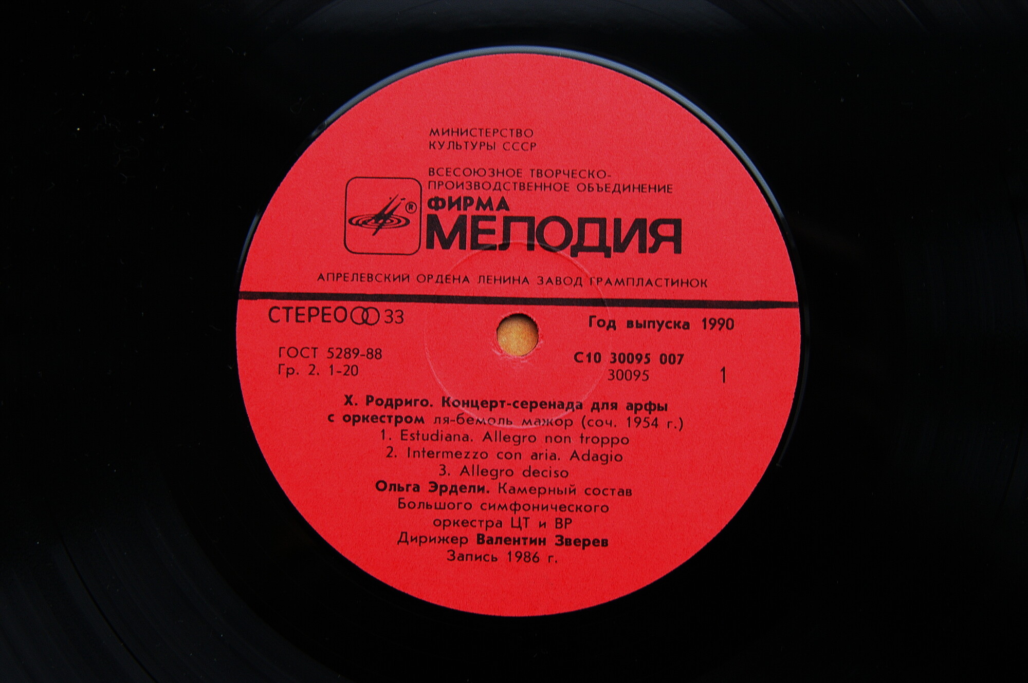 Ольга ЭРДЕЛИ, арфа