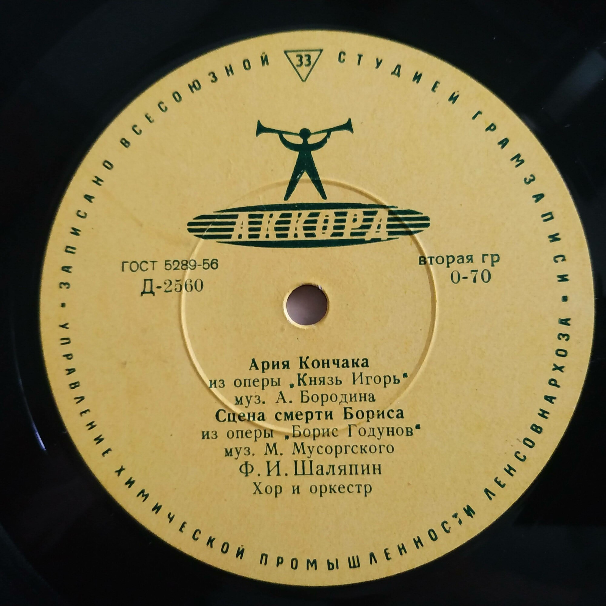 Фёдор ШАЛЯПИН (бас): «Концерт Ф. Шаляпина»