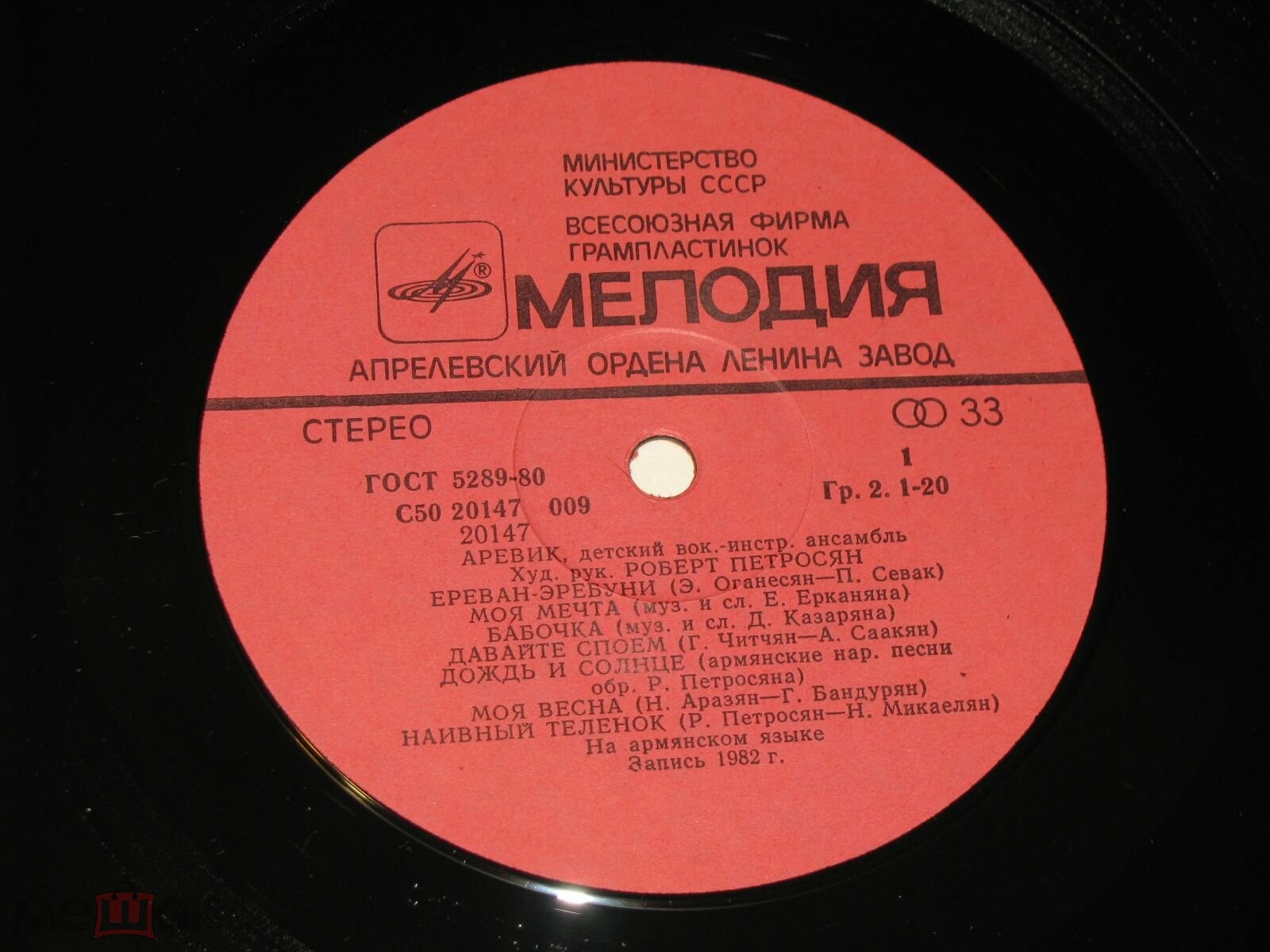 ДЕТСКИЙ ВИА «АРЕВИК», худ. рук. Роберт Петросян