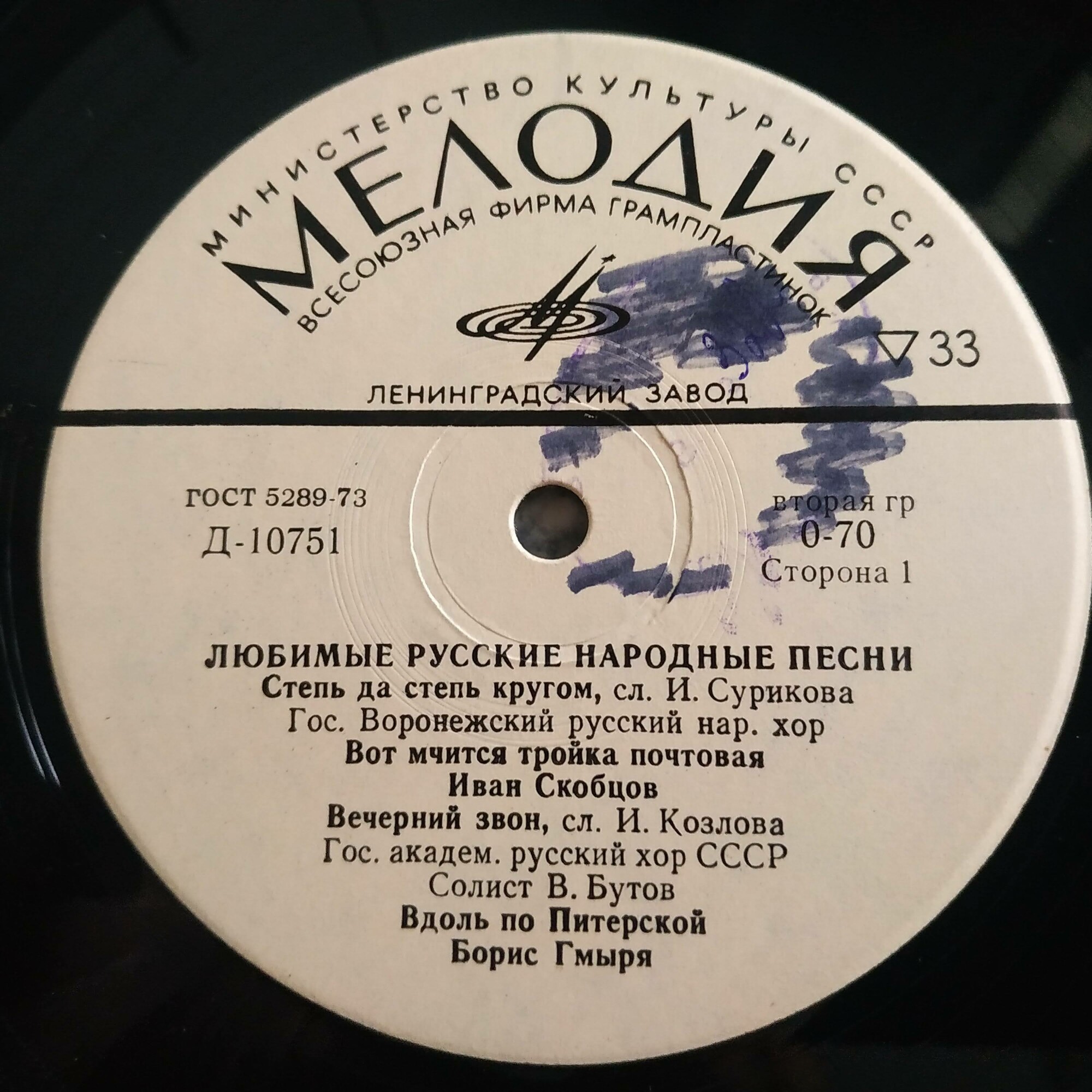 Любимые русские народные песни
