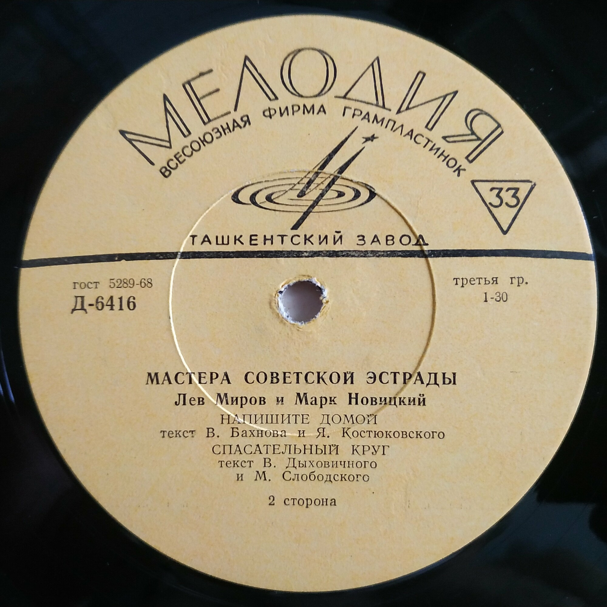 Лев МИРОВ и Марк НОВИЦКИЙ - Мастера советской эстрады