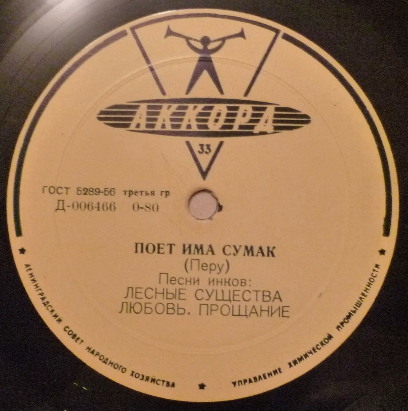 Поёт Има Сумак (Перу). Песни инков