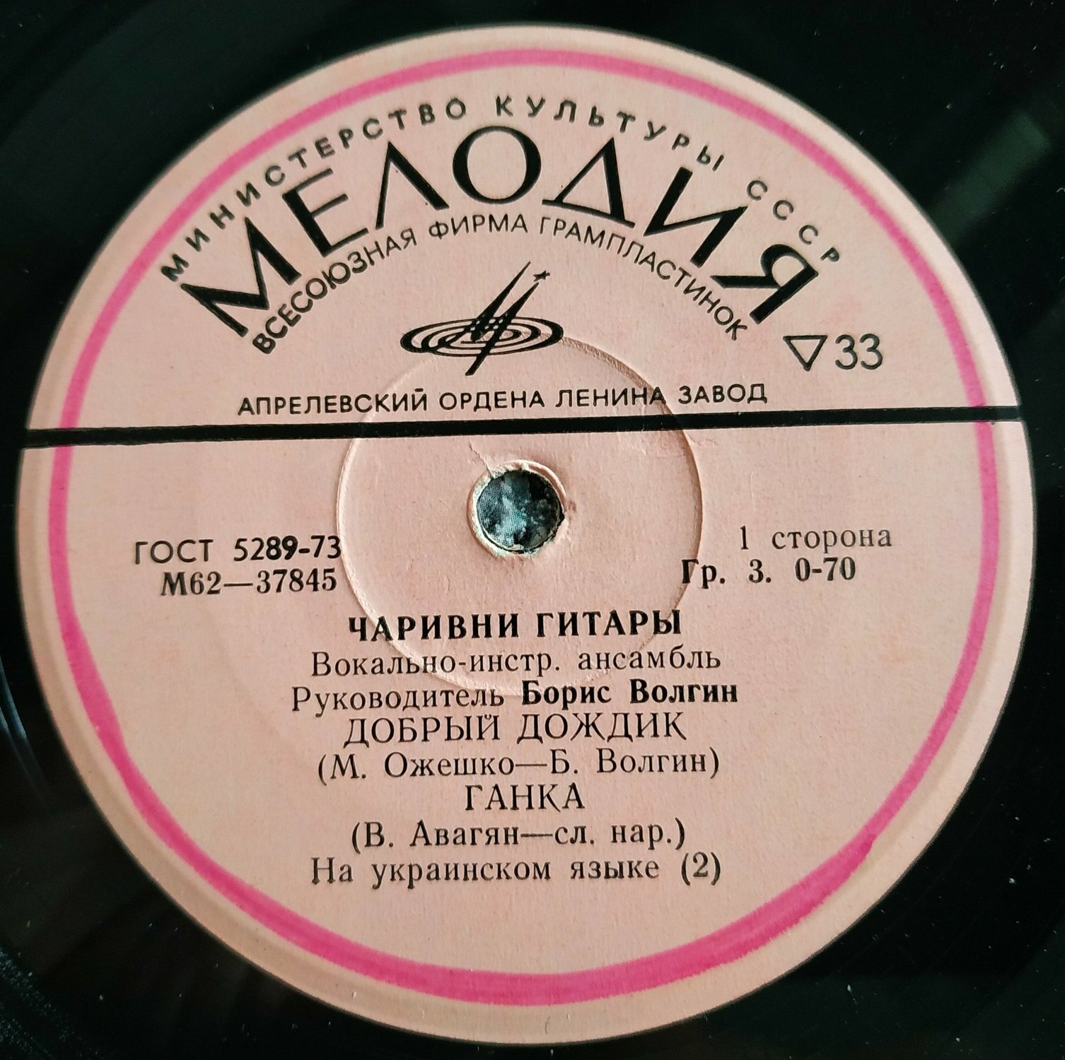ВИА "ЧАРИВНИ ГИТАРЫ", рук. Б.Волгин