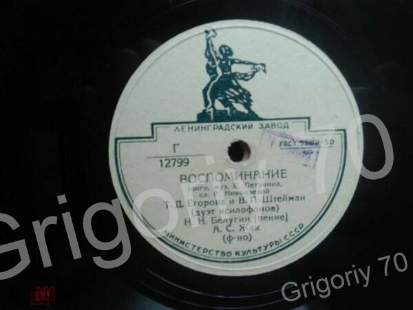 Т. Егорова и В. Штейман – Воспоминание / Бабочки под дождём