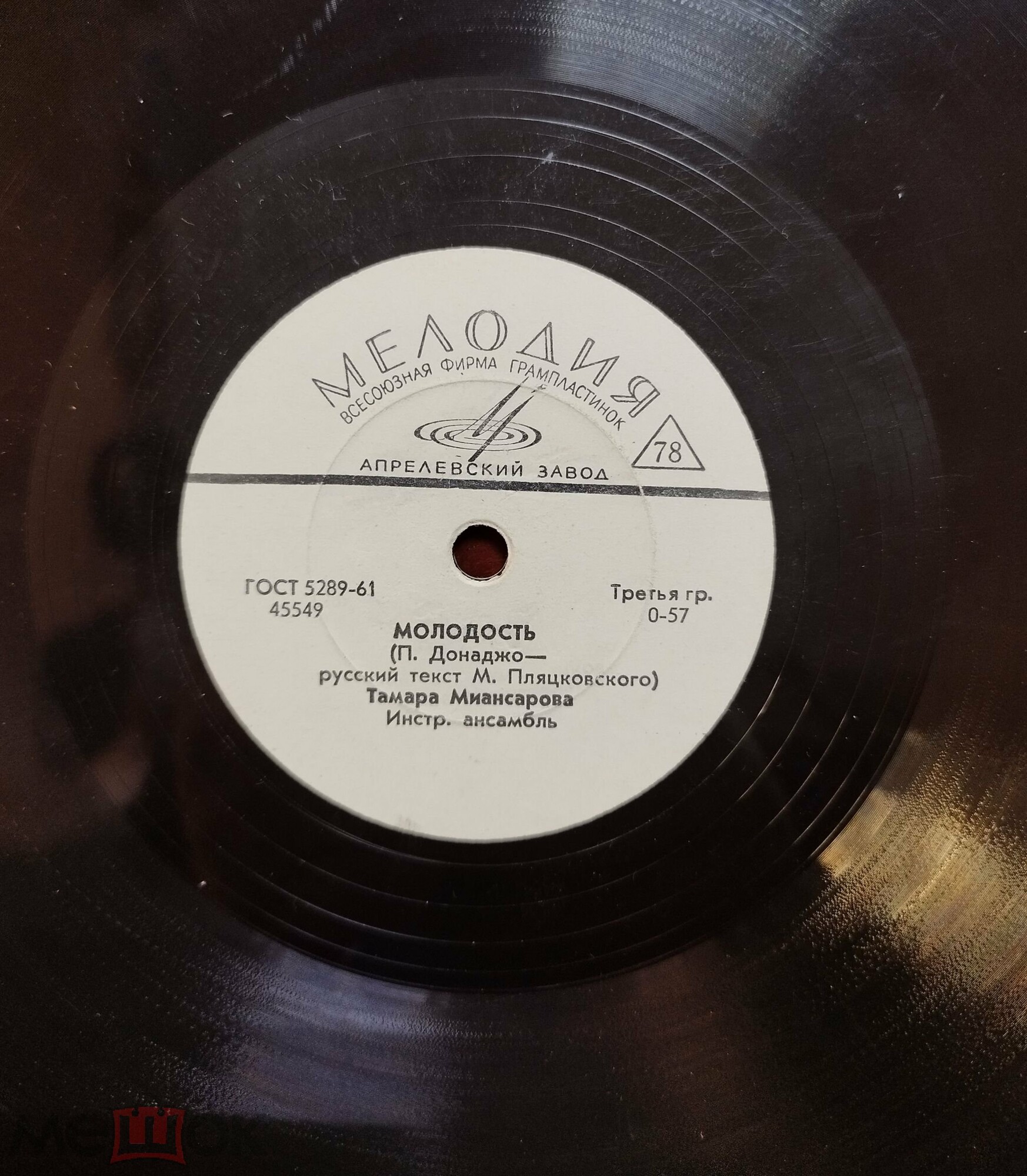 Тамара Миансарова ‎– Молодость / Назло