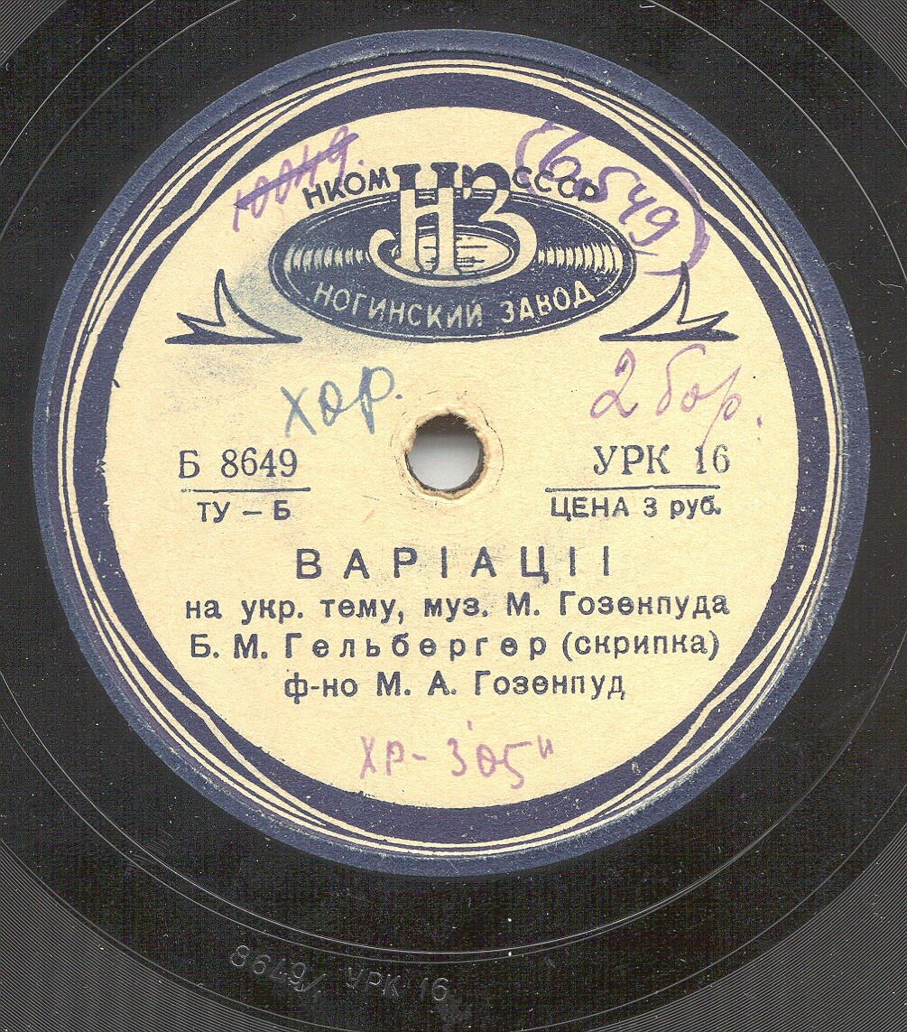 Вариации / Горобчик