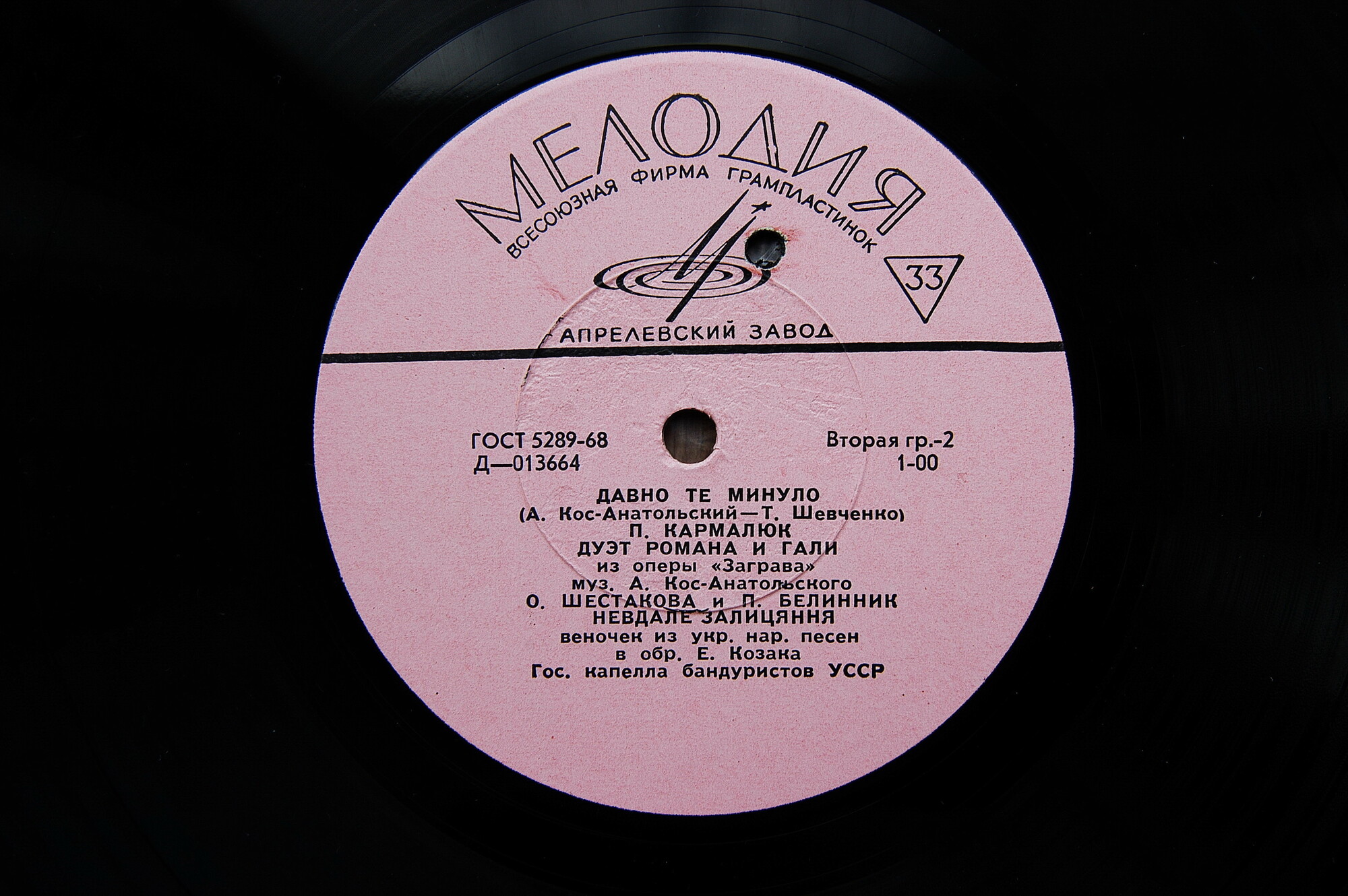 Украинская музыка. Українська баркарола