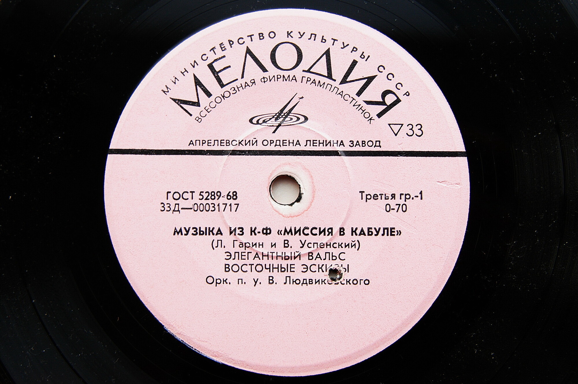 МУЗЫКА ИЗ К/Ф «МИССИЯ В КАБУЛЕ»