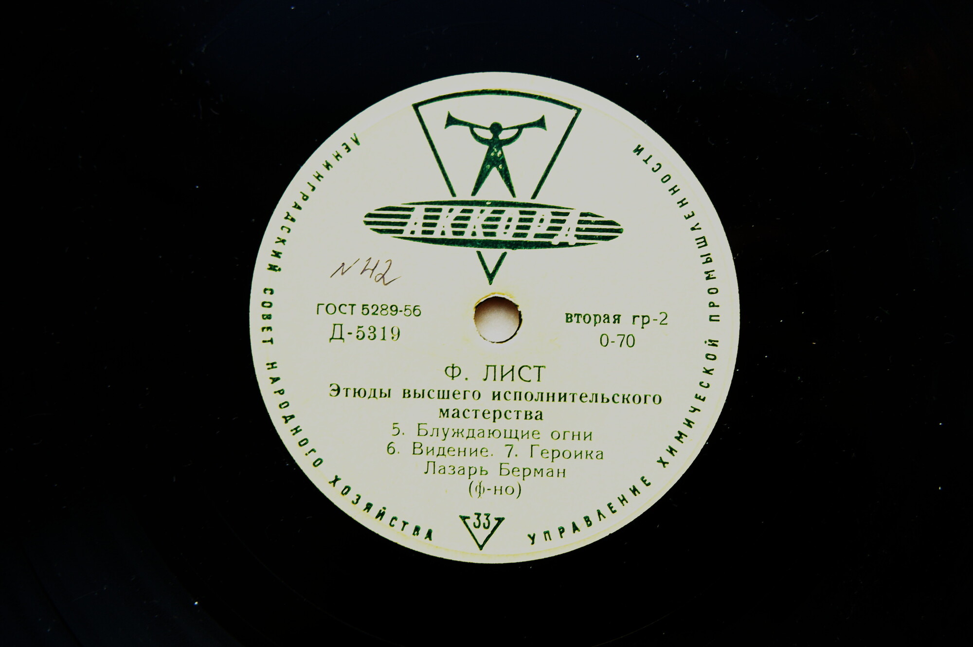 Ф. ЛИСТ Этюды высшего исполнительского мастерства (Лазарь Берман, ф-но)