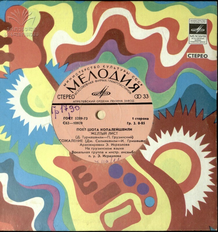 Поет Шота Копалейшвили