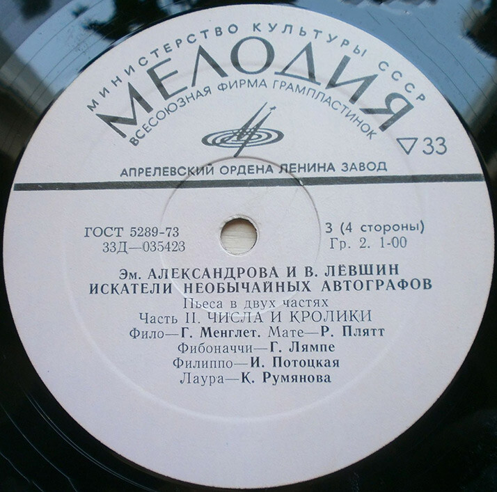 Искатели необычайных автографов. Пьеса в 2 частях Э. Александровой и В. Лёвшина