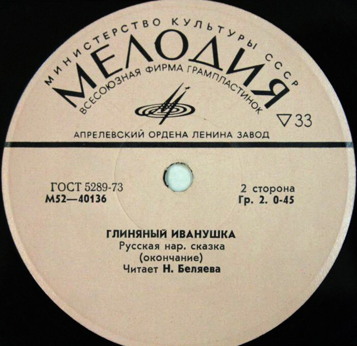 Глиняный Иванушка, русская народная сказка