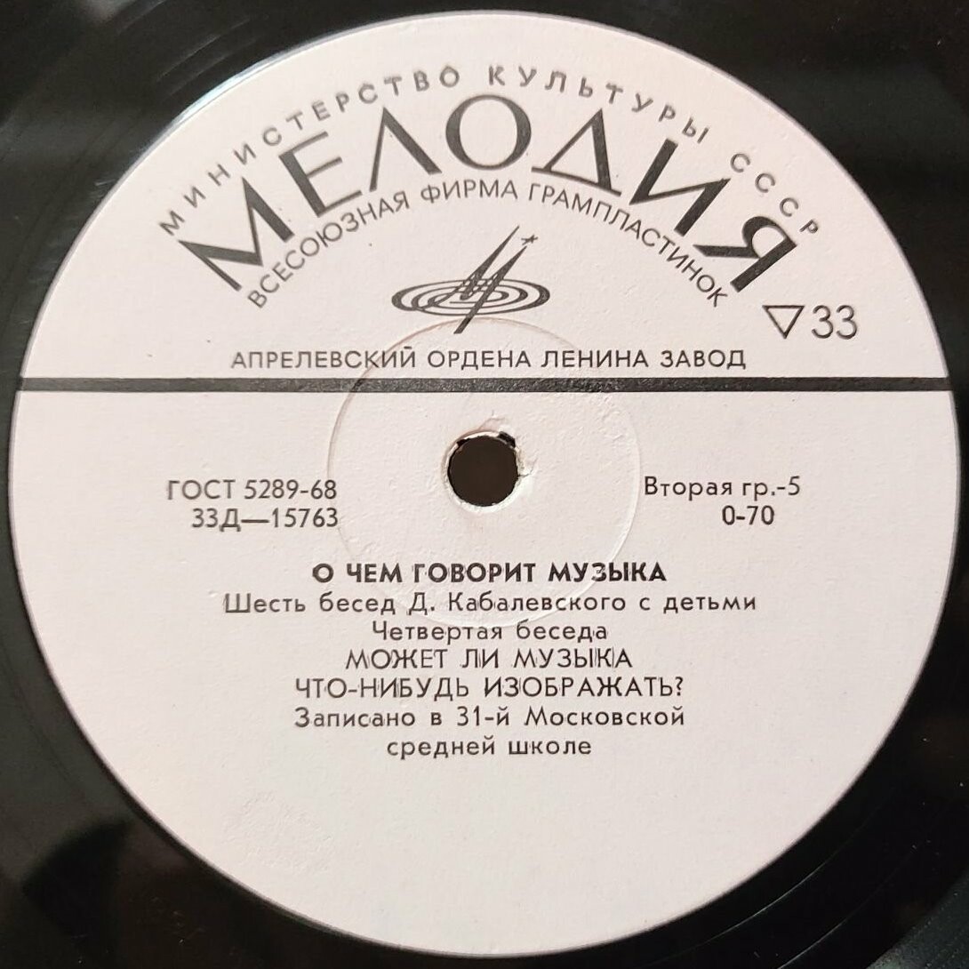 О ЧЁМ ГОВОРИТ МУЗЫКА: Шесть бесед Д. Кабалевского с детьми