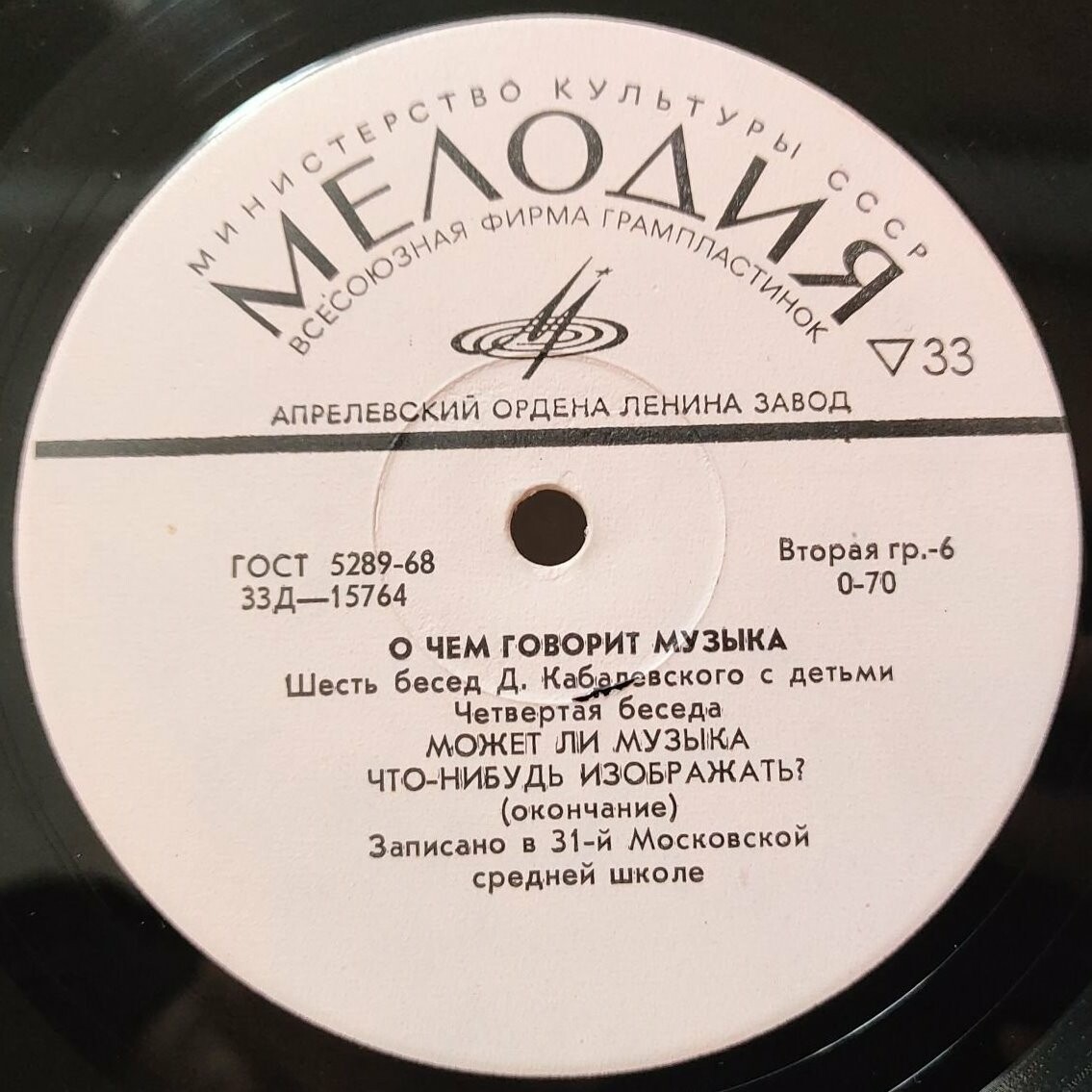 О ЧЁМ ГОВОРИТ МУЗЫКА: Шесть бесед Д. Кабалевского с детьми