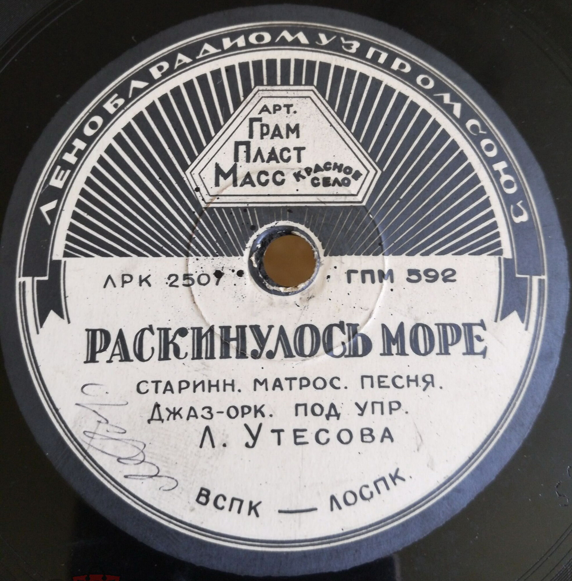 Леонид Утёсов — Раскинулось море / Моряки