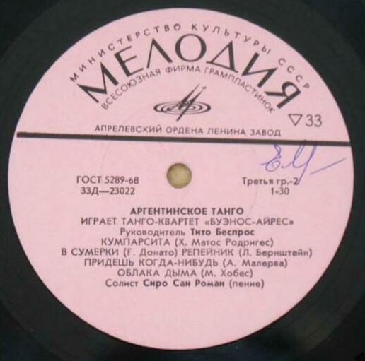 Танго-квартет «Буэнос-Айрес» (Аргентина) - Аргентинское танго