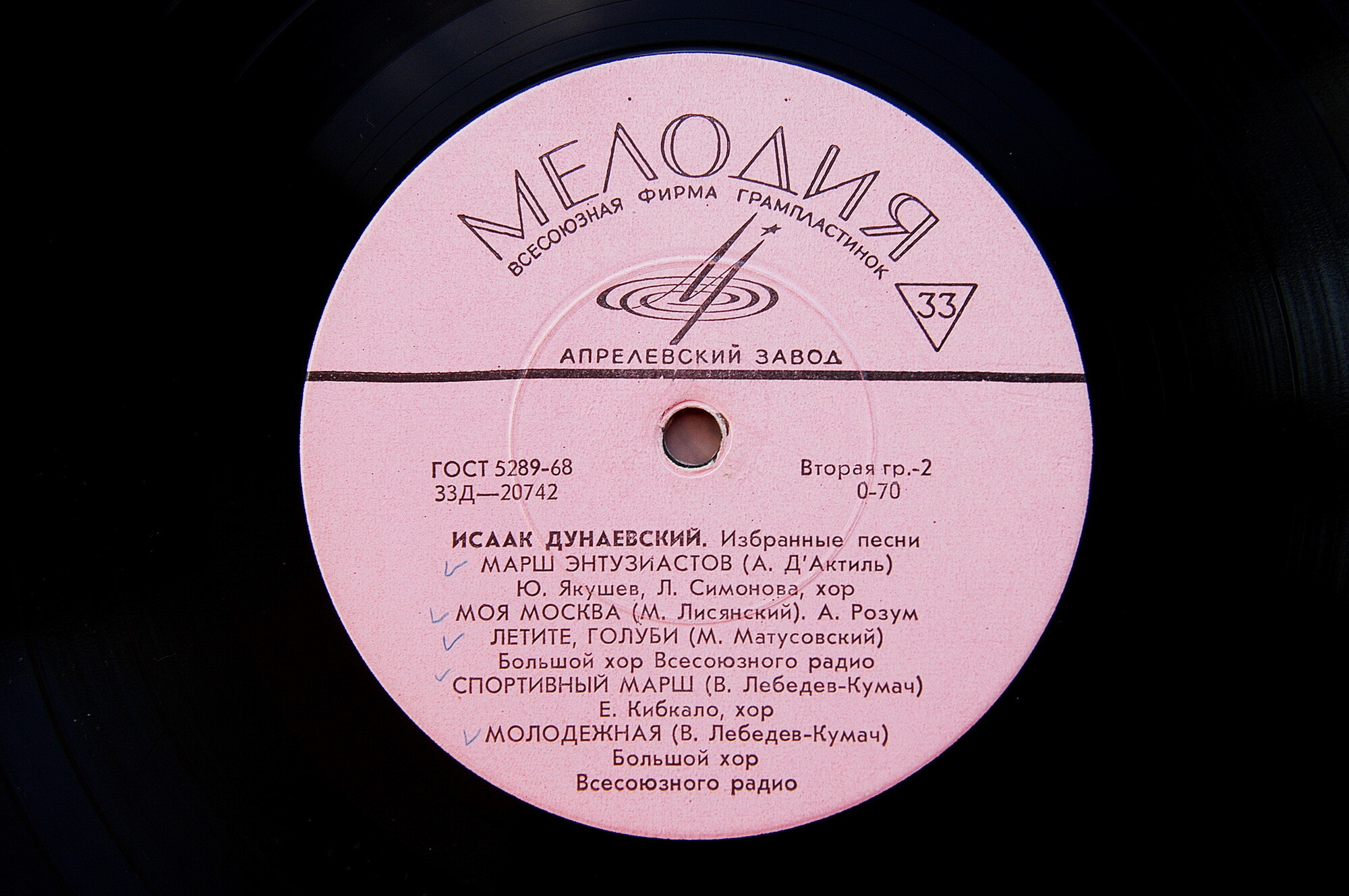 Исаак Дунаевский (1900-1955). Избранные песни