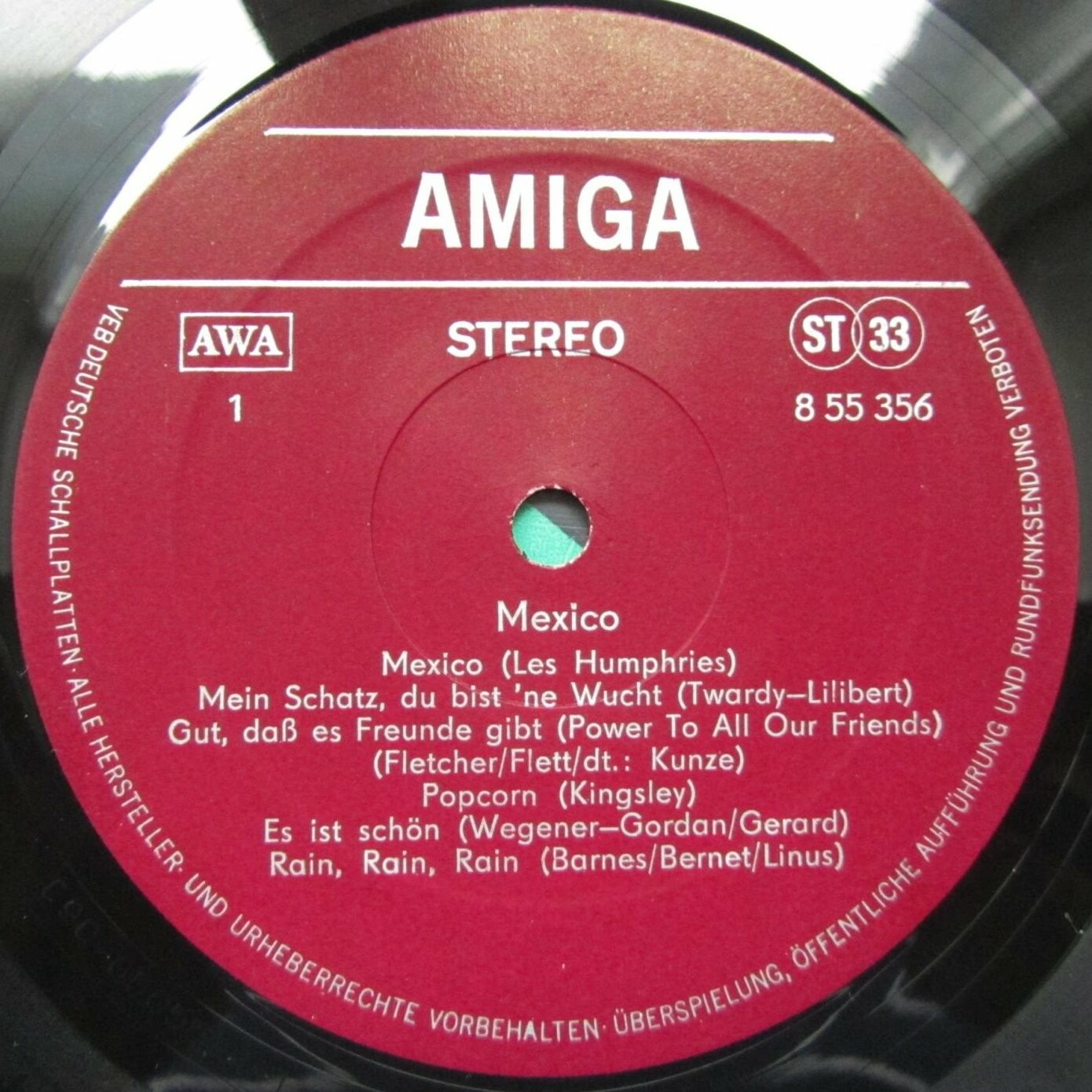 Mexico [по заказу немецкой фирмы AMIGA, 8 55 356]