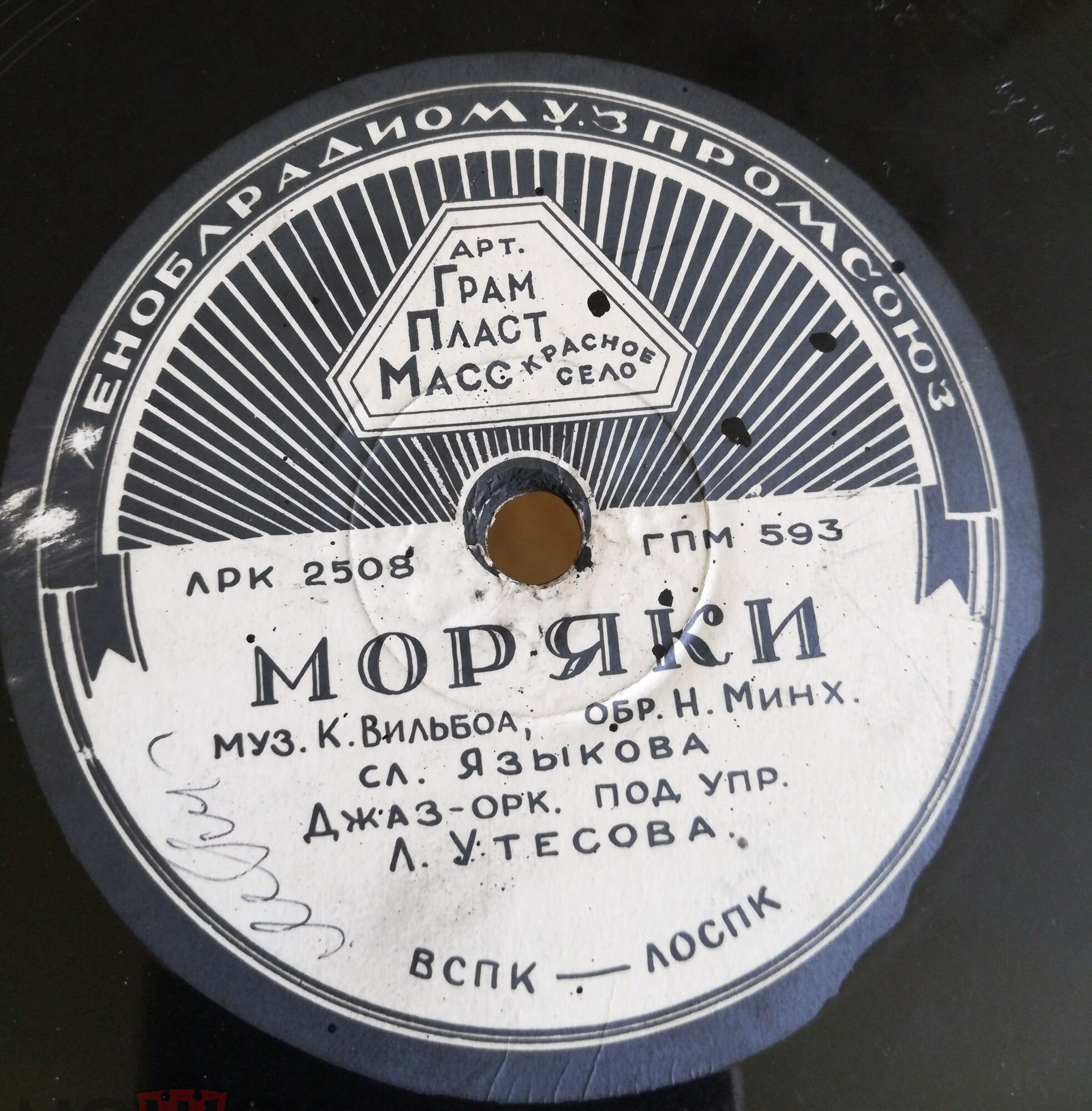 Леонид Утёсов — Раскинулось море / Моряки