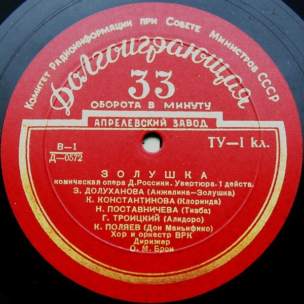 Дж. Россини (1792–1868). «Золушка», комическая опера (О. Брон)