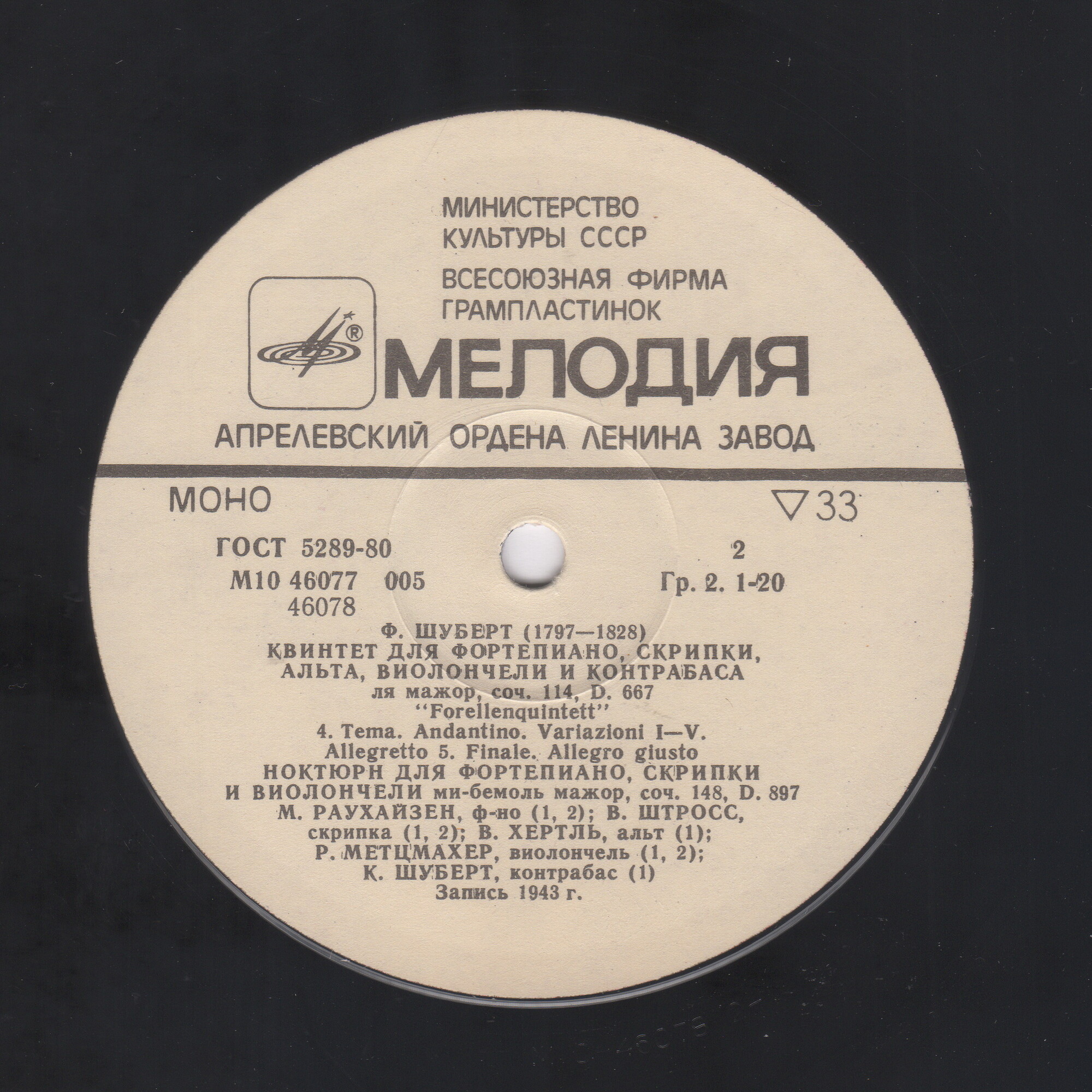 Ф. ШУБЕРТ (1797-1828)