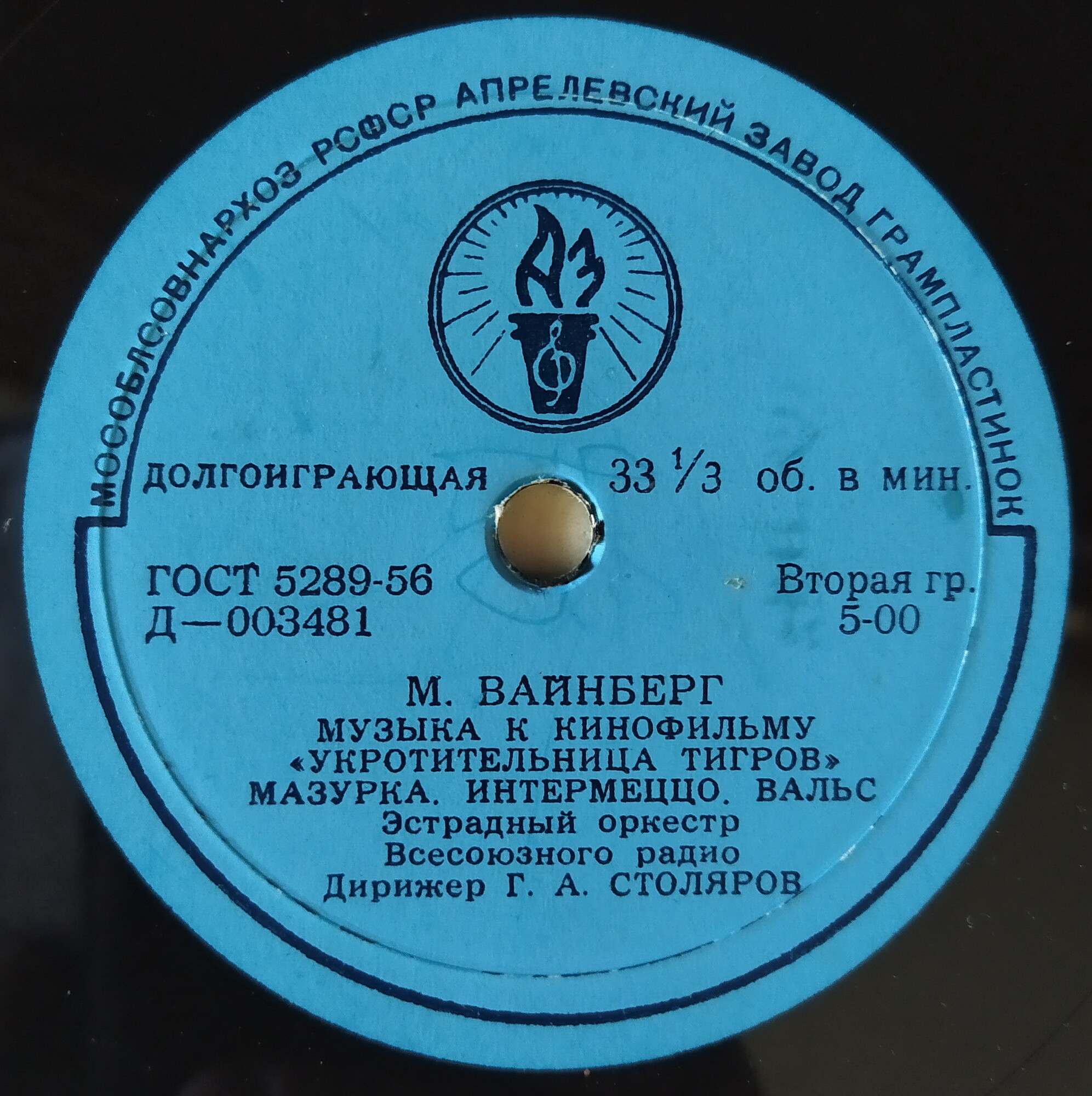 М. Вайнберг - Музыка к к/ф "Укротительница тигров"