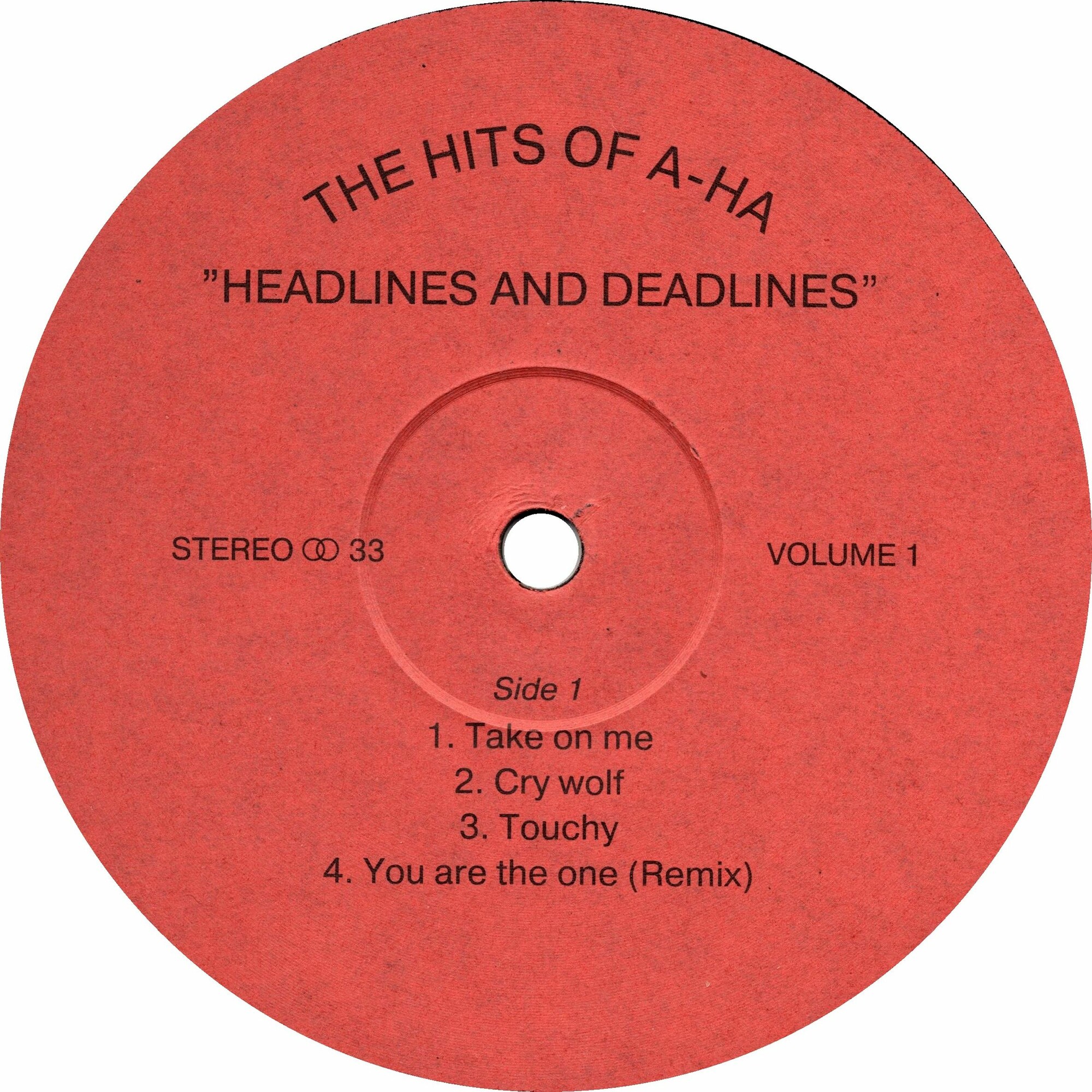 A-HA. Headlines and Deadlines (The Hits Of A-Ha)