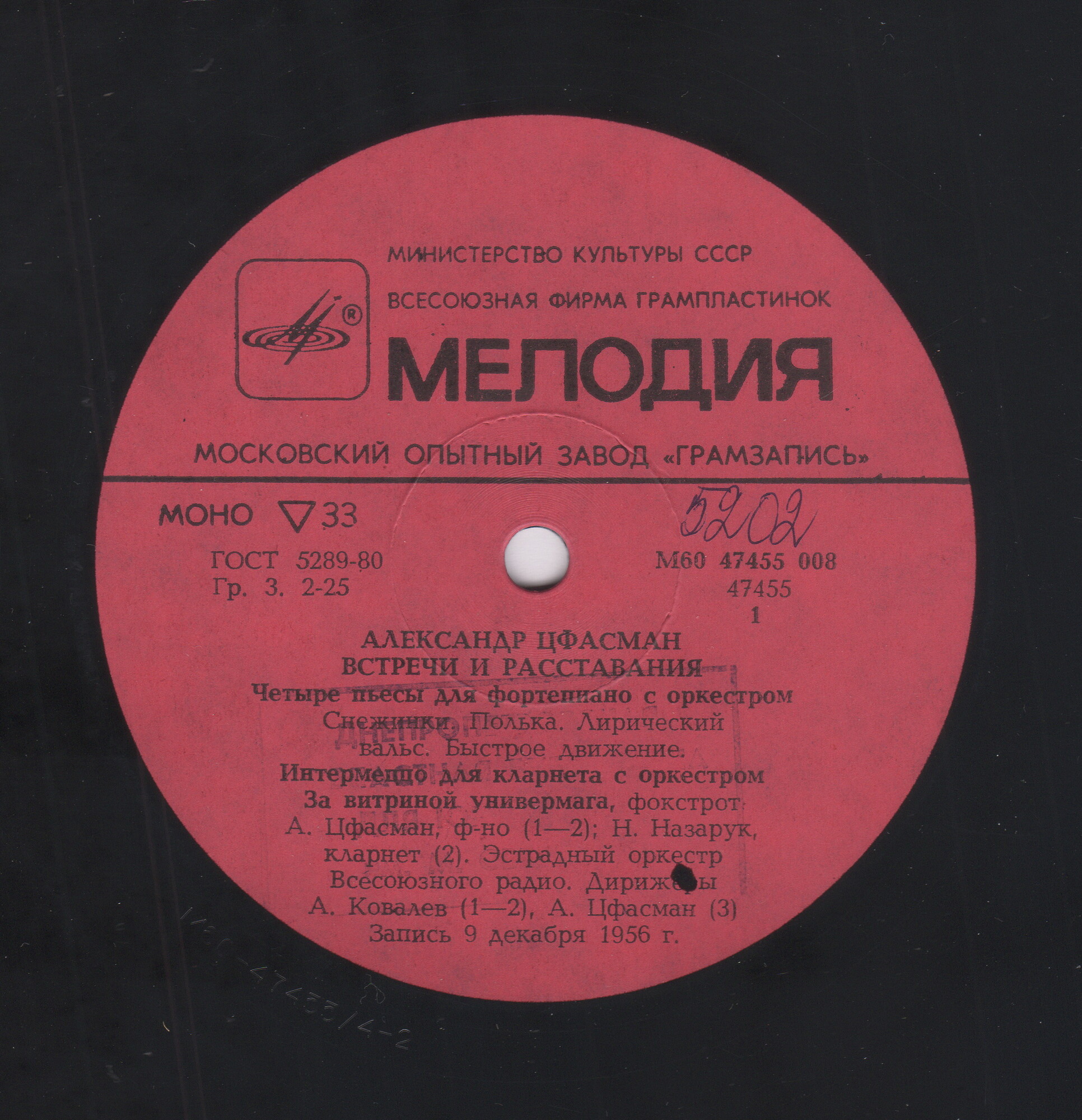 Александр Цфасман. Встречи и расставания