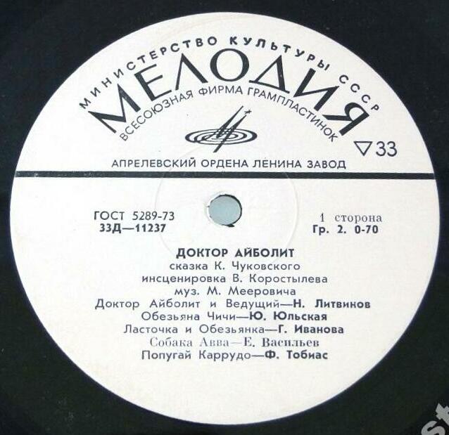 К. И. Чуковский. Доктор Айболит