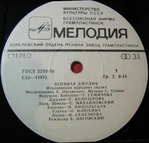 Ленивая Джулия (итальянская сказка)