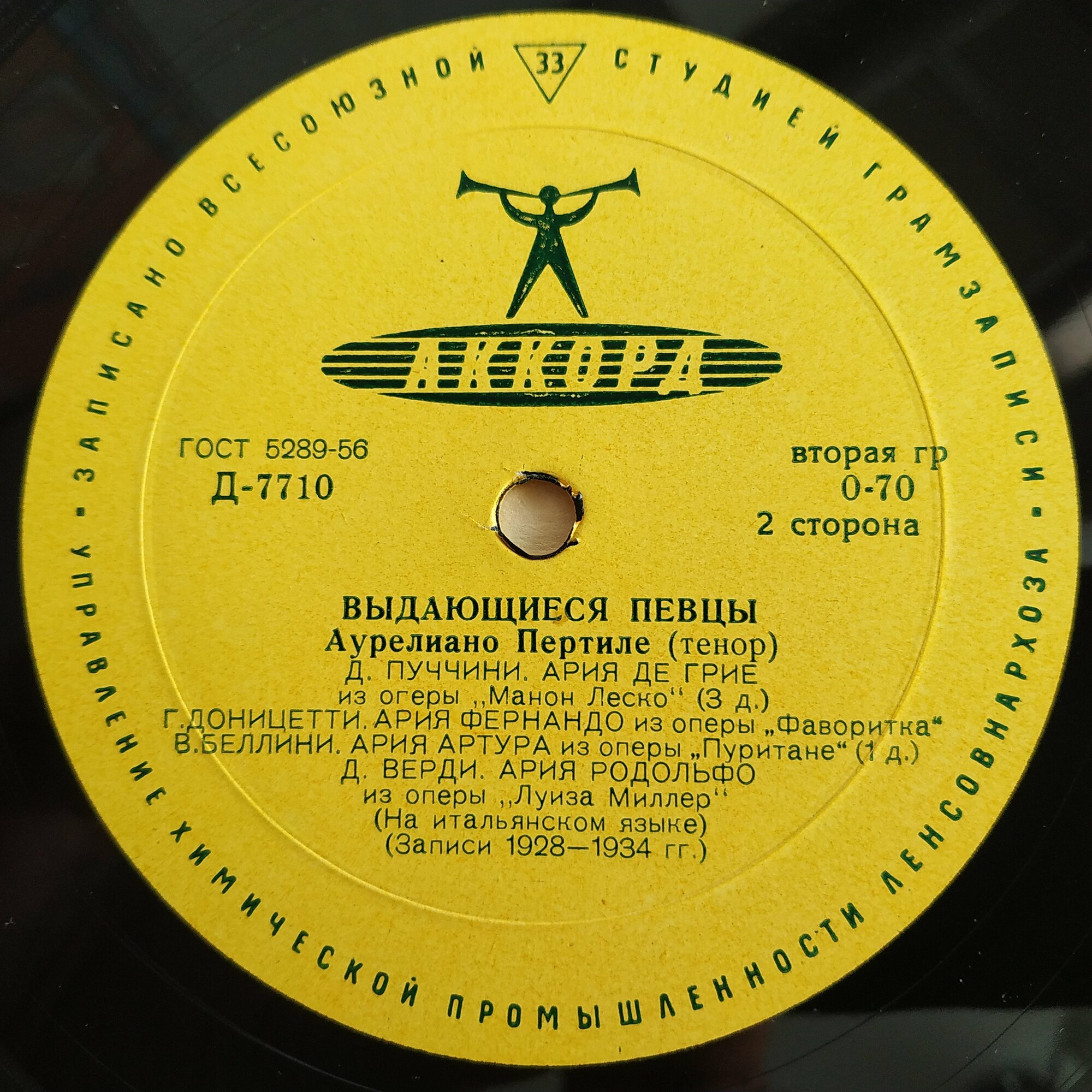 Аурелиано Пертиле - Выдающиеся певцы