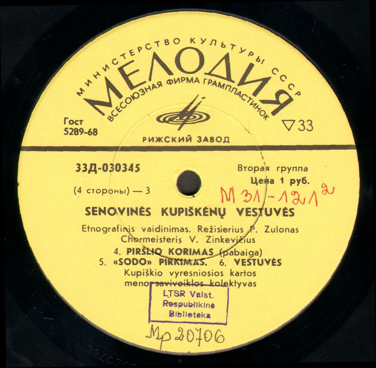 Старинная купикшская свадьба