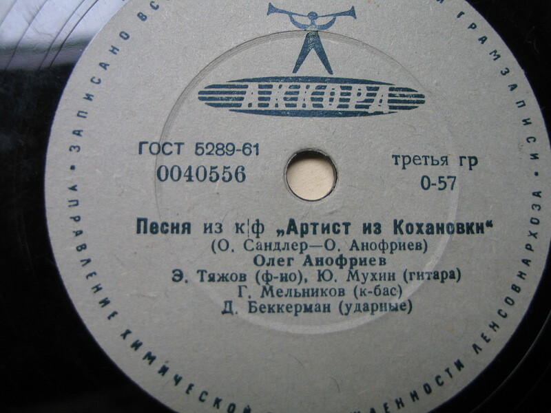 Олег Анофриев — Песня из к/ф «Коллеги» / Песня из к/ф «Артист из Кохановки»