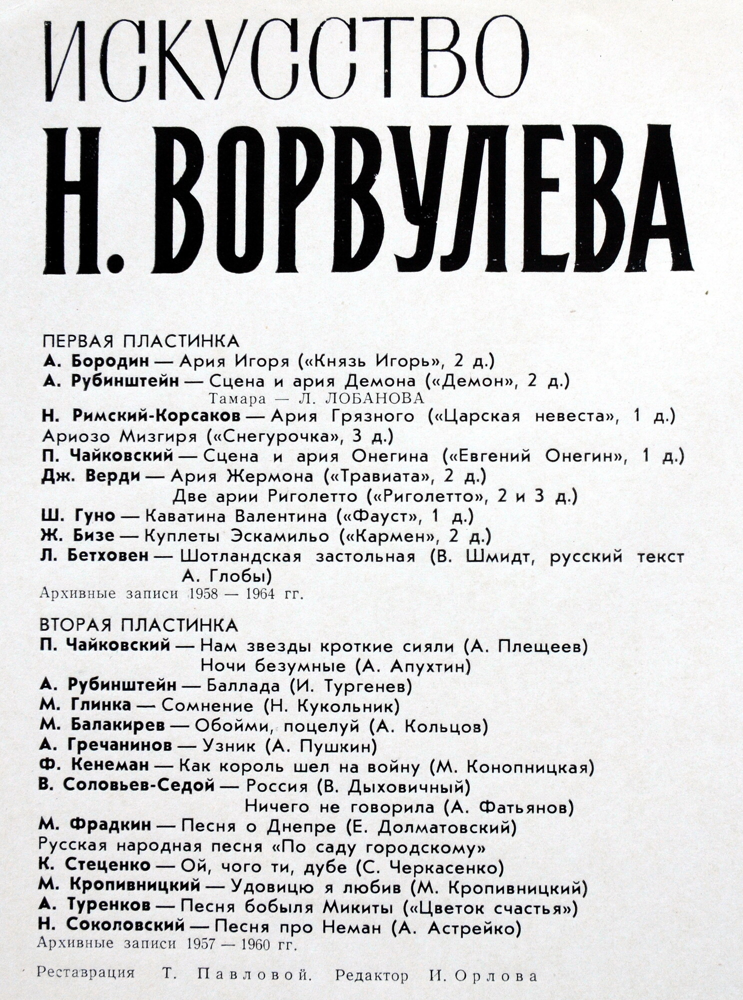 Искусство Николая Ворвулева