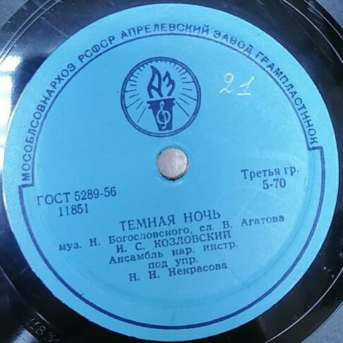 И. С. Козловский - Тёмная ночь // Гитара