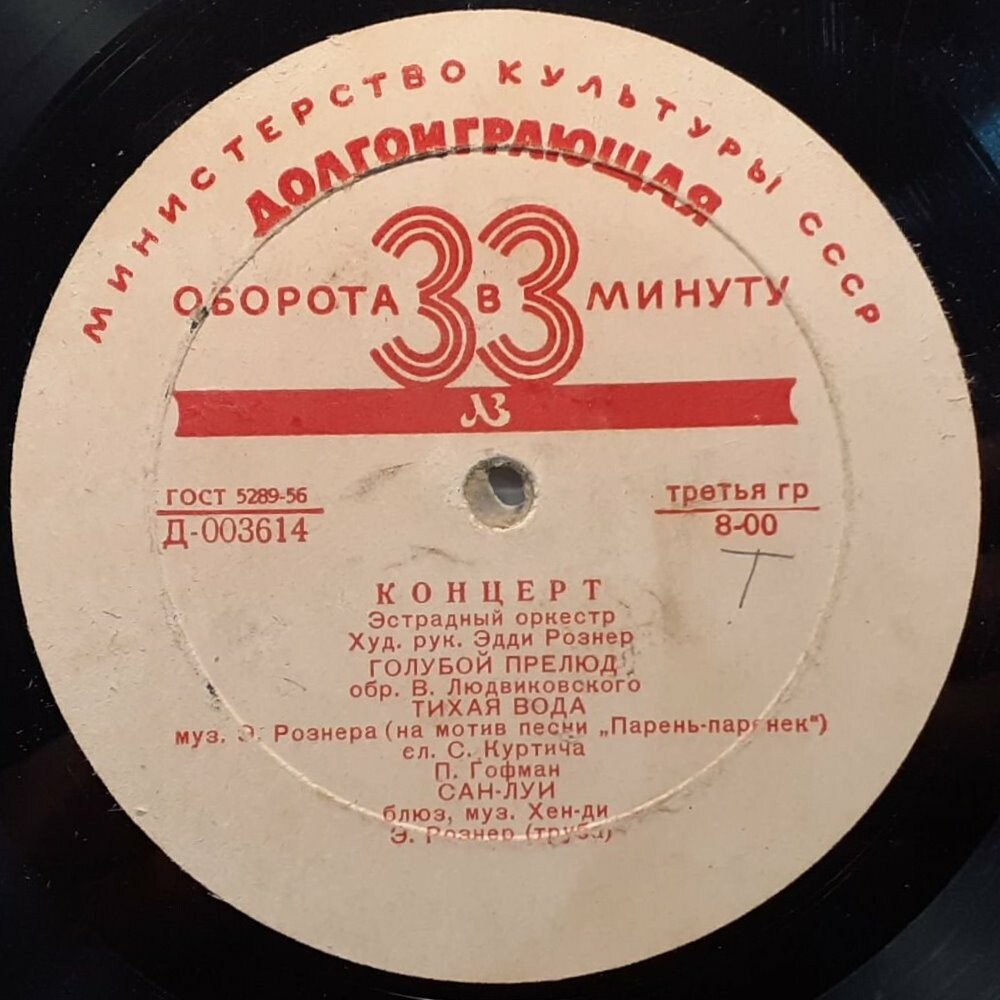 Концерт - Эстрадный оркестр Эдди Рознера